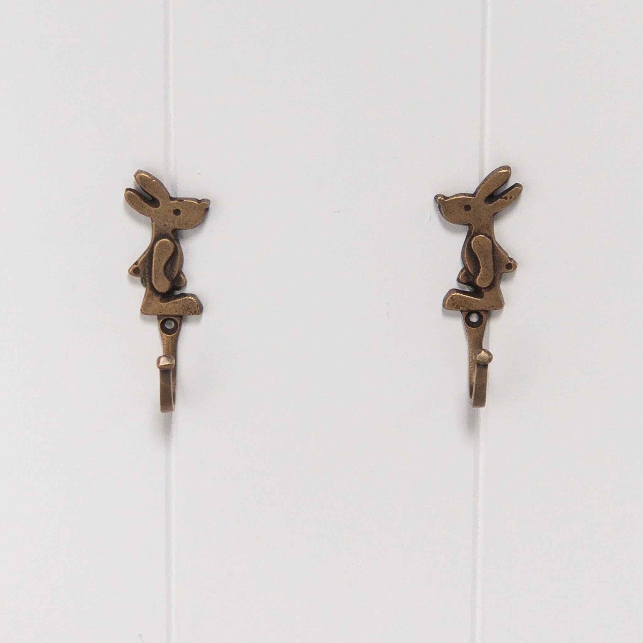 Brass Hooks | Baby Rabbits (Pair)