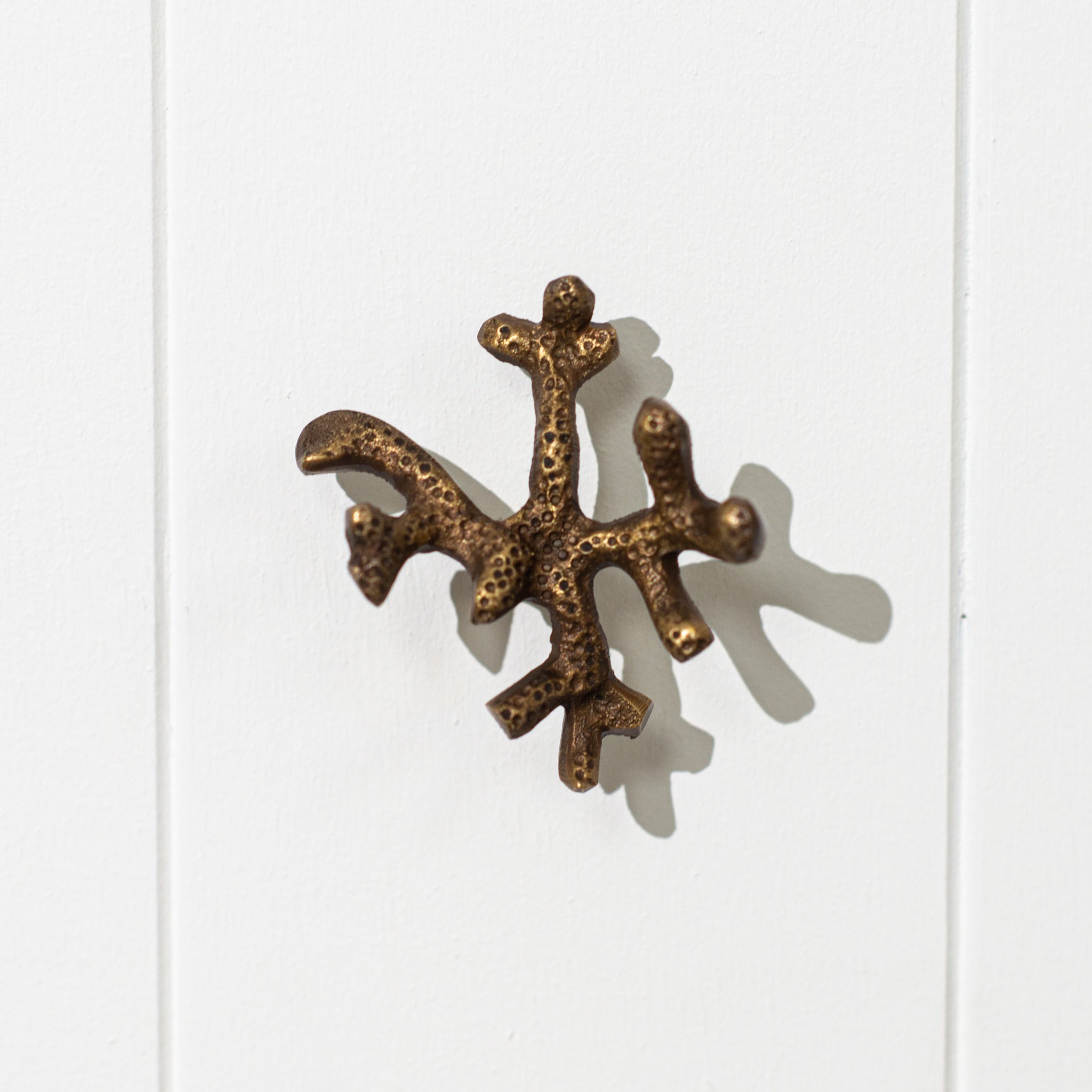 Brass Drawer Knob | Coral Floret
