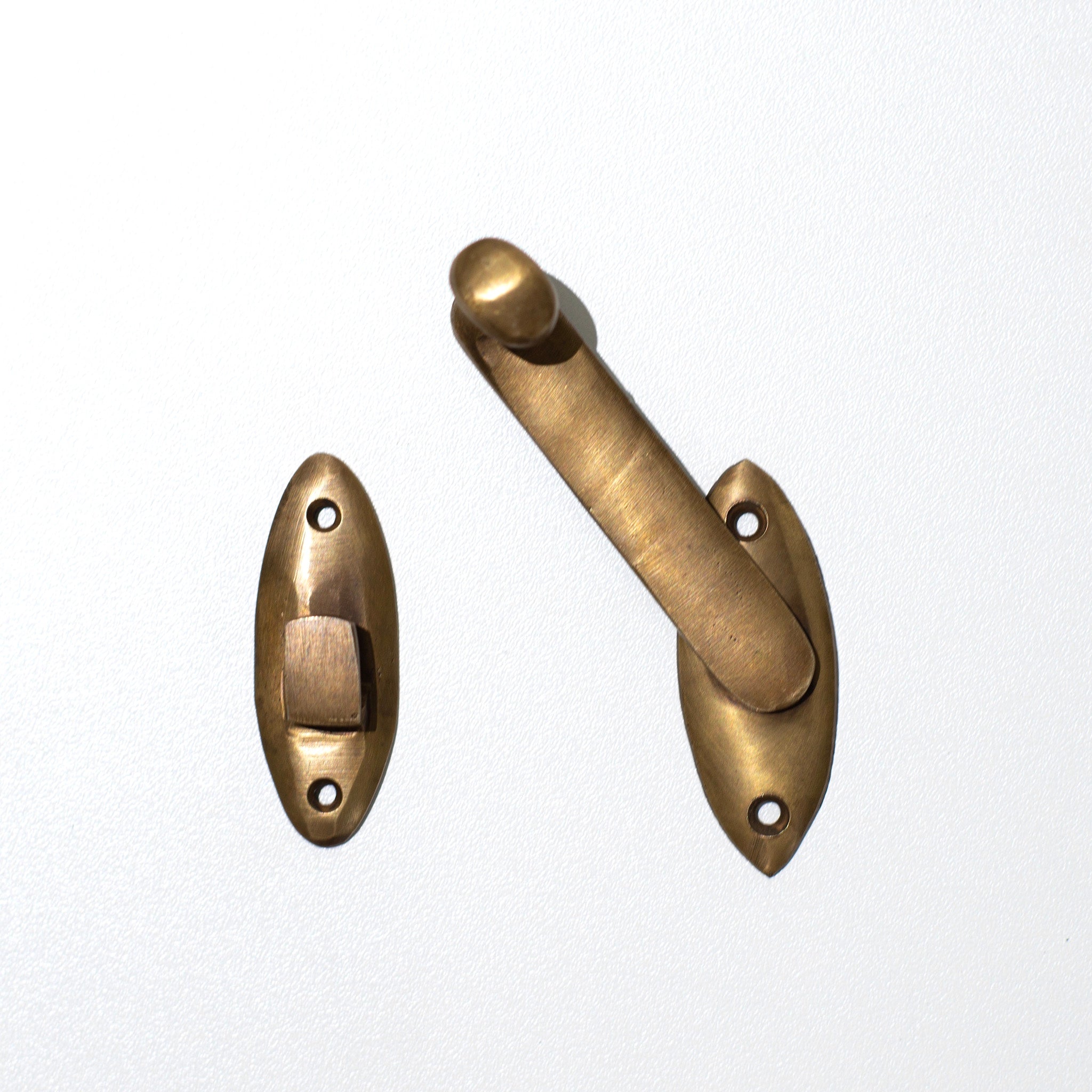 Brass Cabinet Latch - Simple