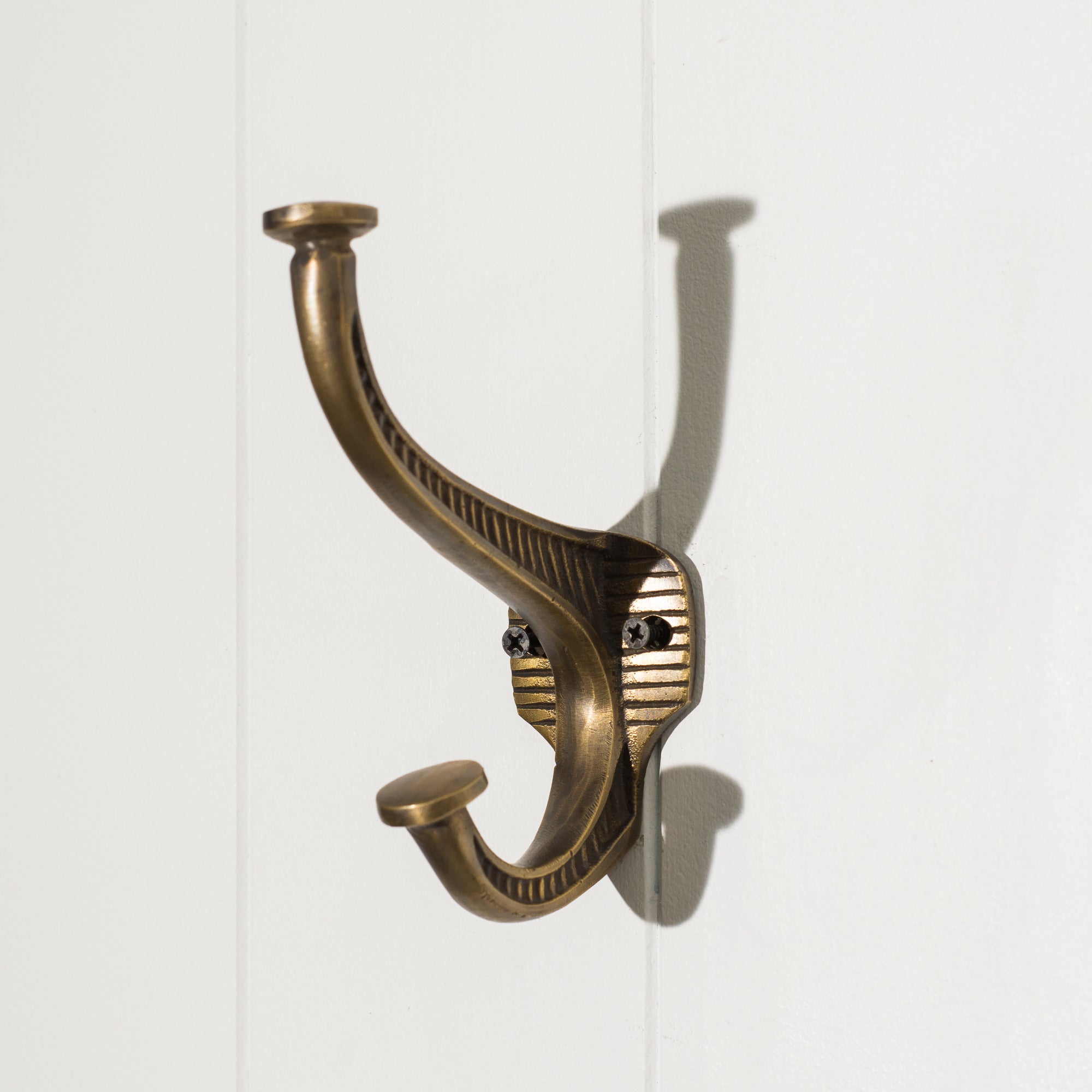 Brass Coat Hook | ‘Chunky Classic’