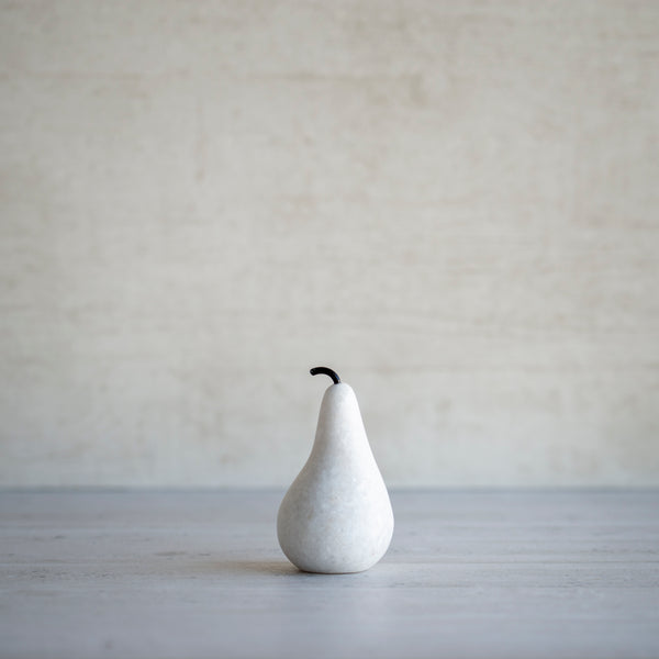 White Marble Pear - Small