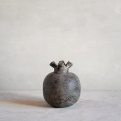 Pomegranate Vase | Antique Black - Dry Use Only