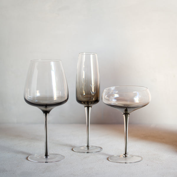 Broste Smoke Wine Glass | Red Wine [Set of 4]