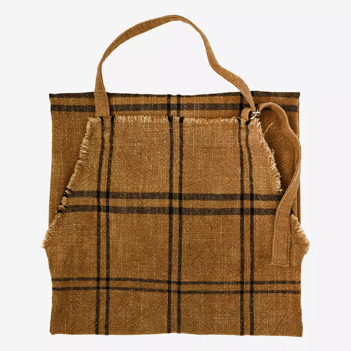 Striped Apron | Indian Tan