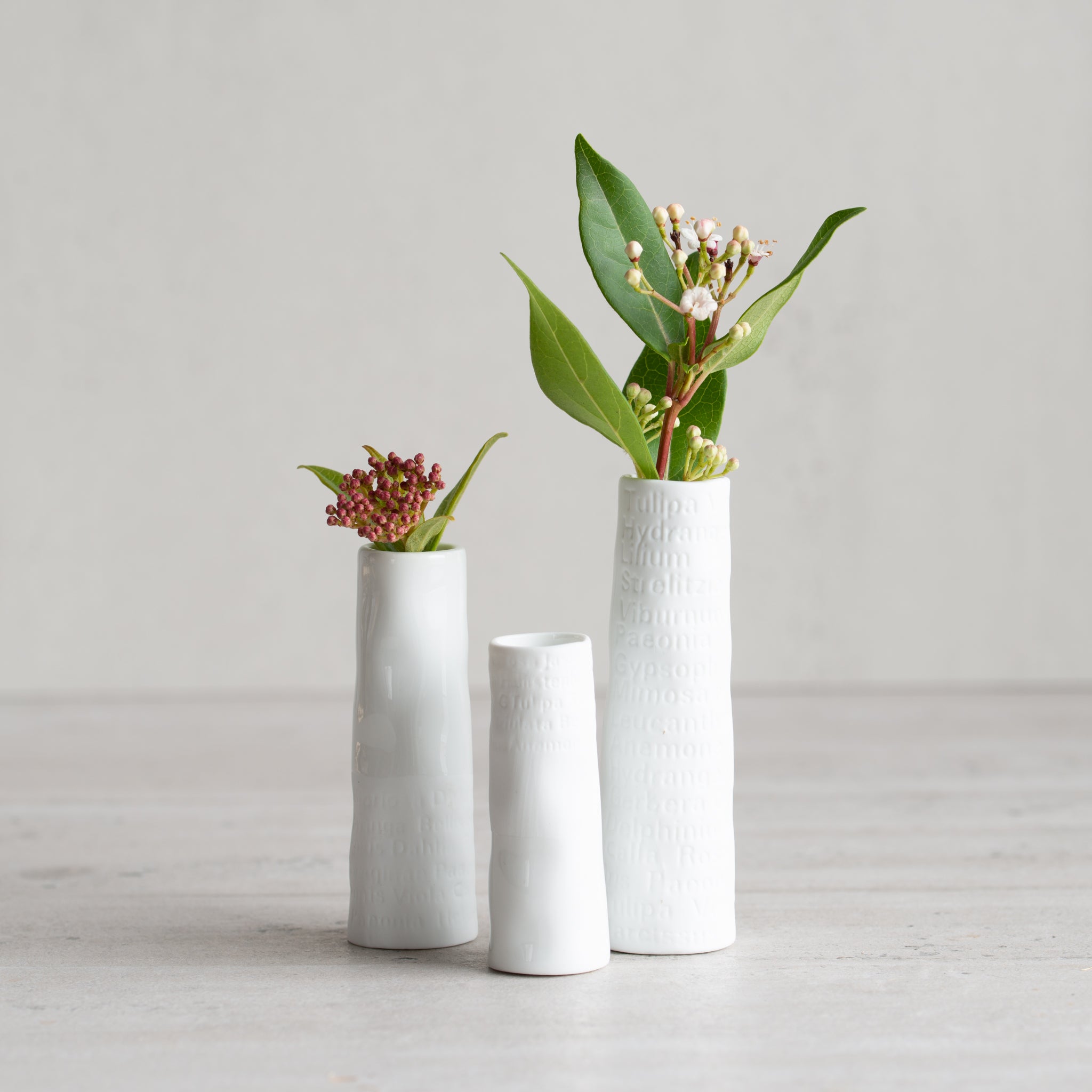 Poetry Vases Mini | Set of Three