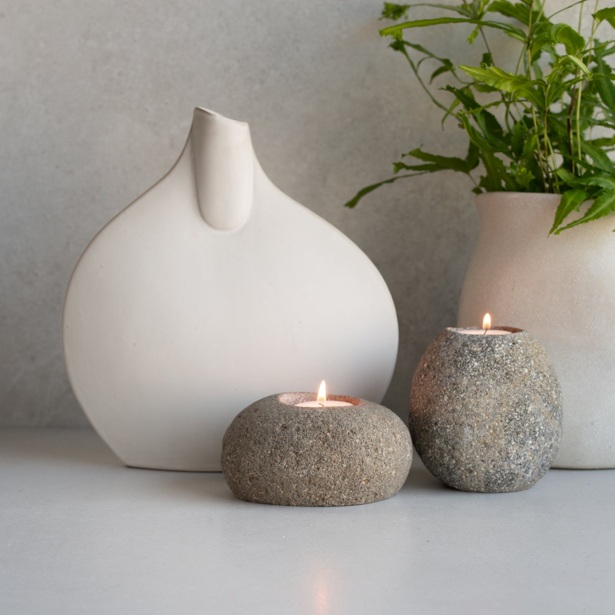 Folklore Stone Candle Votive