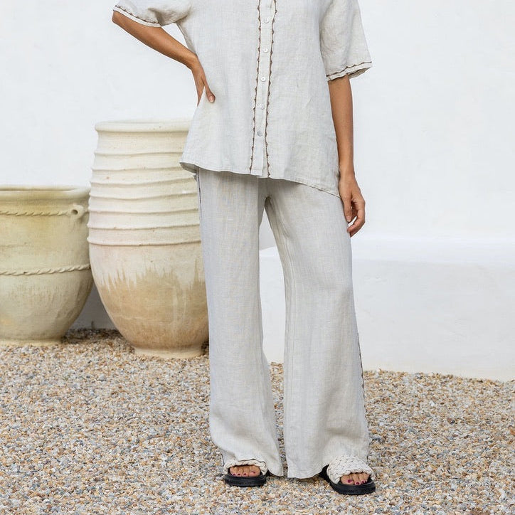 Linen Pant | Basic | Sand