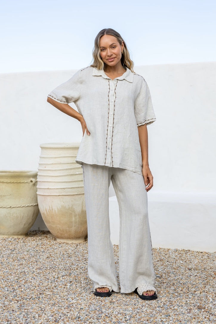 Linen Pant | Basic | Sand