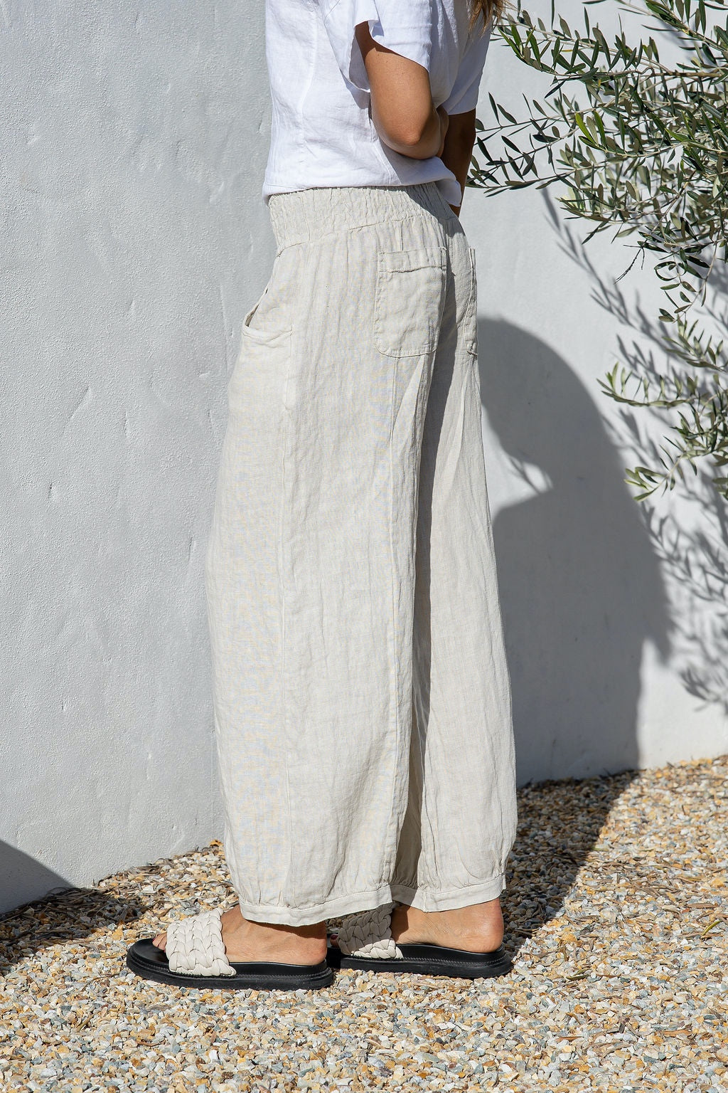 Linen Pant | Nervatura | Sand