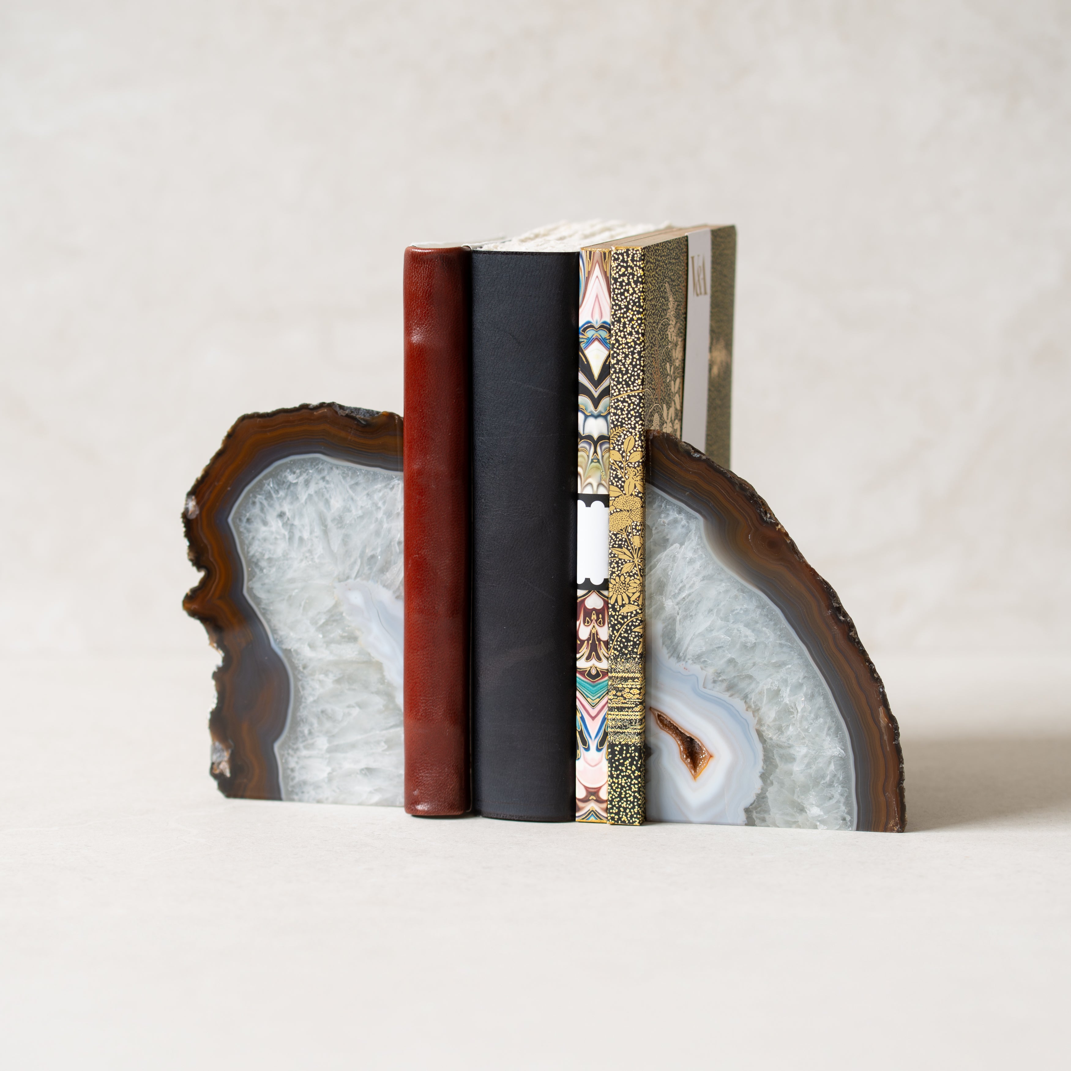 Agate Bookends | A