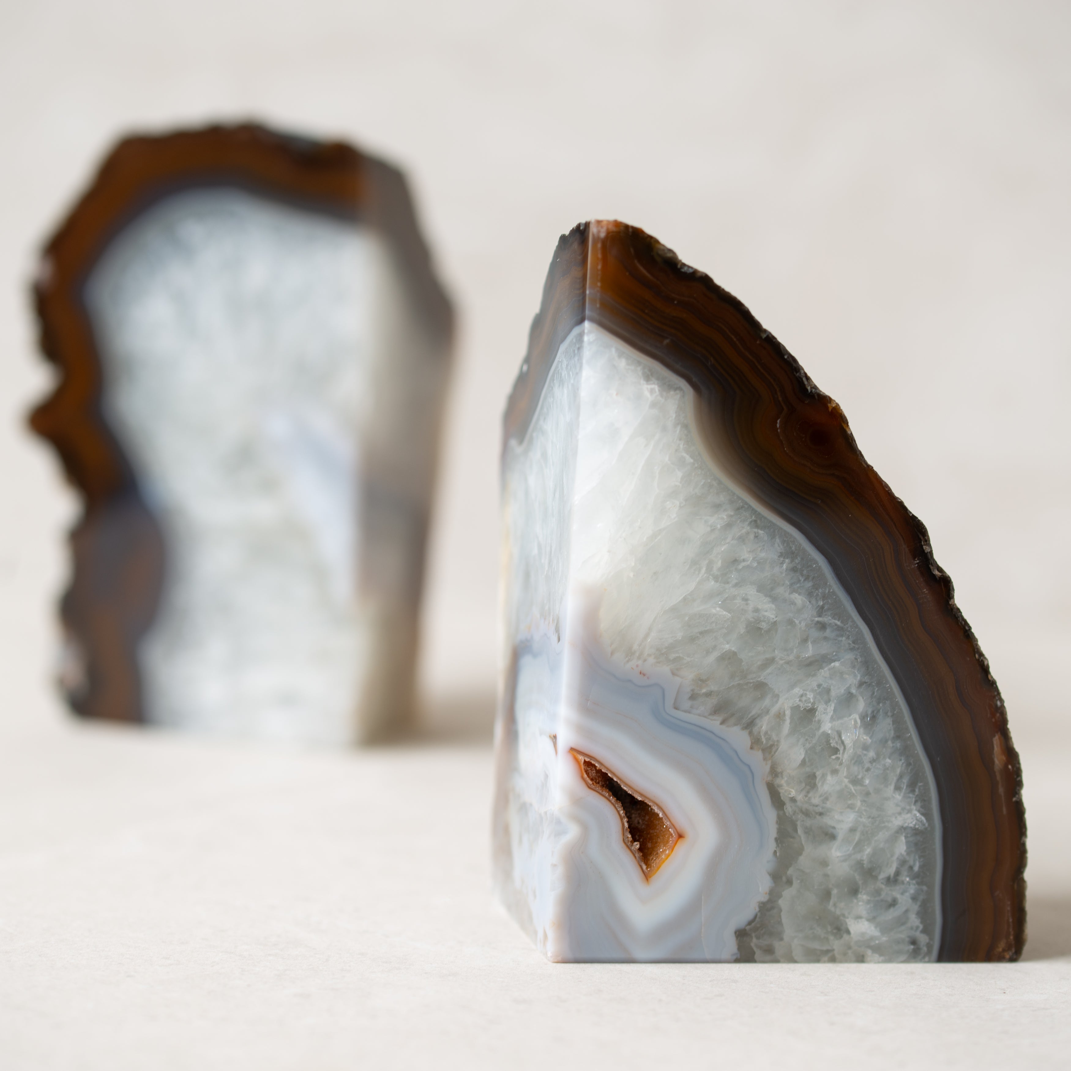 Agate Bookends | A