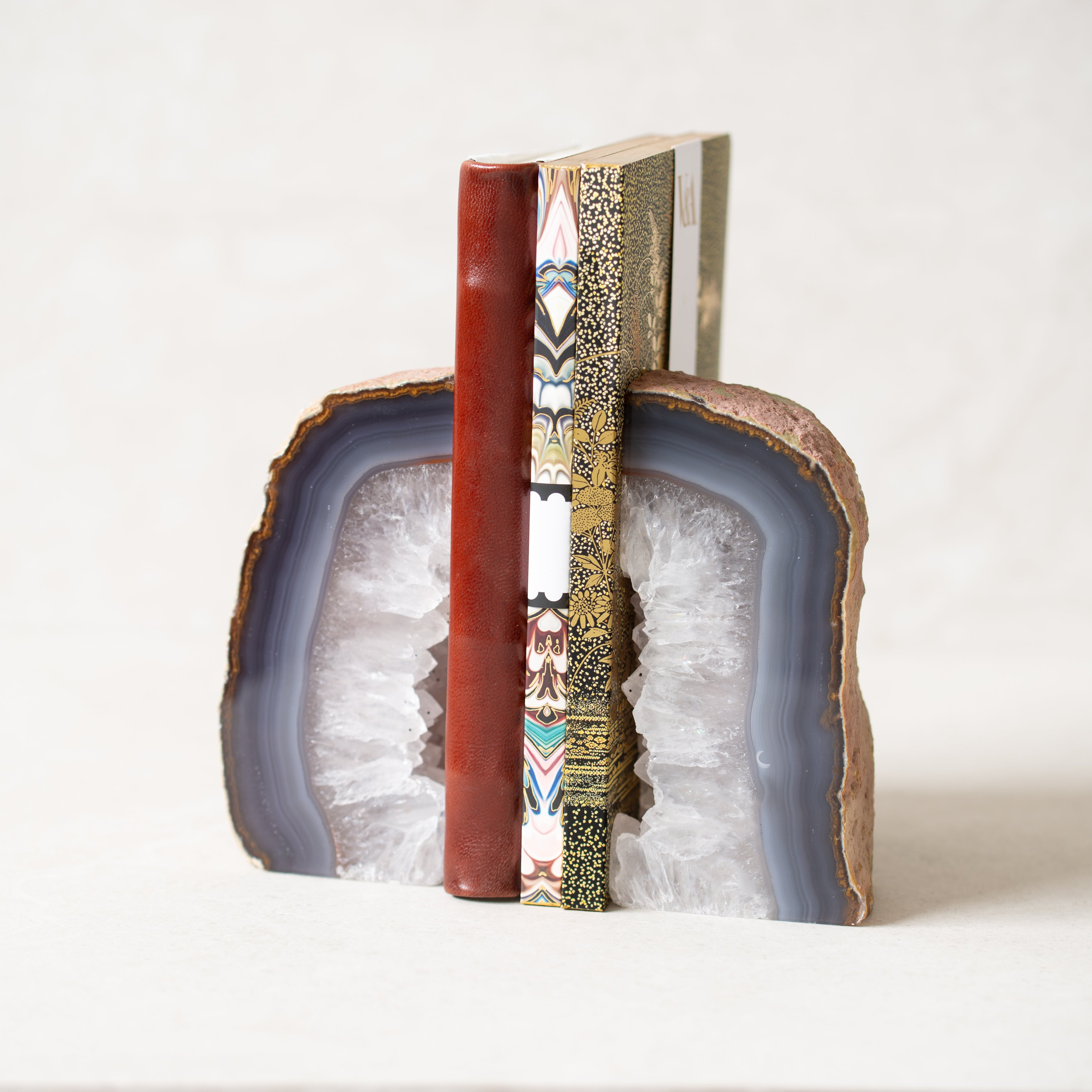 Agate Bookends | B