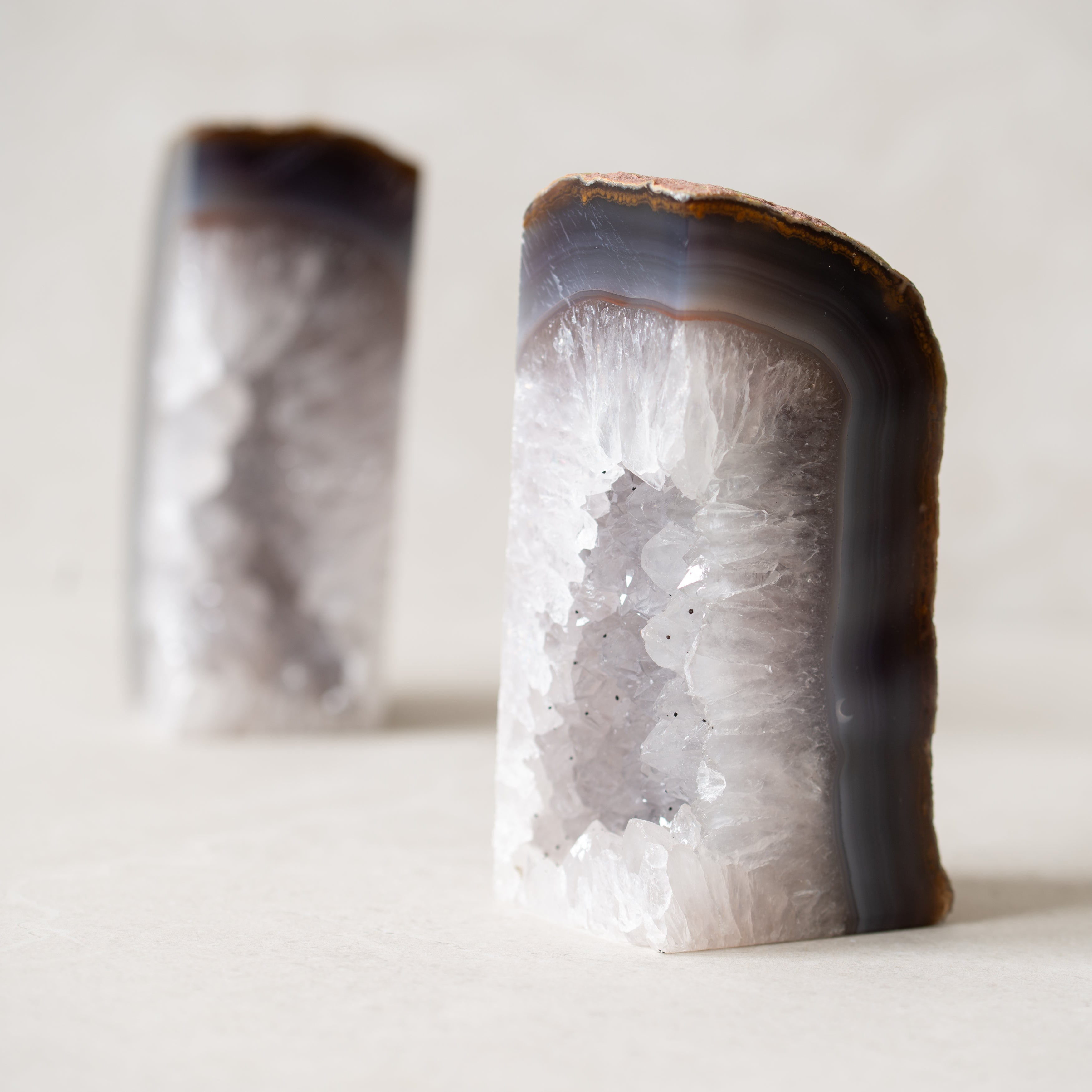 Agate Bookends | B