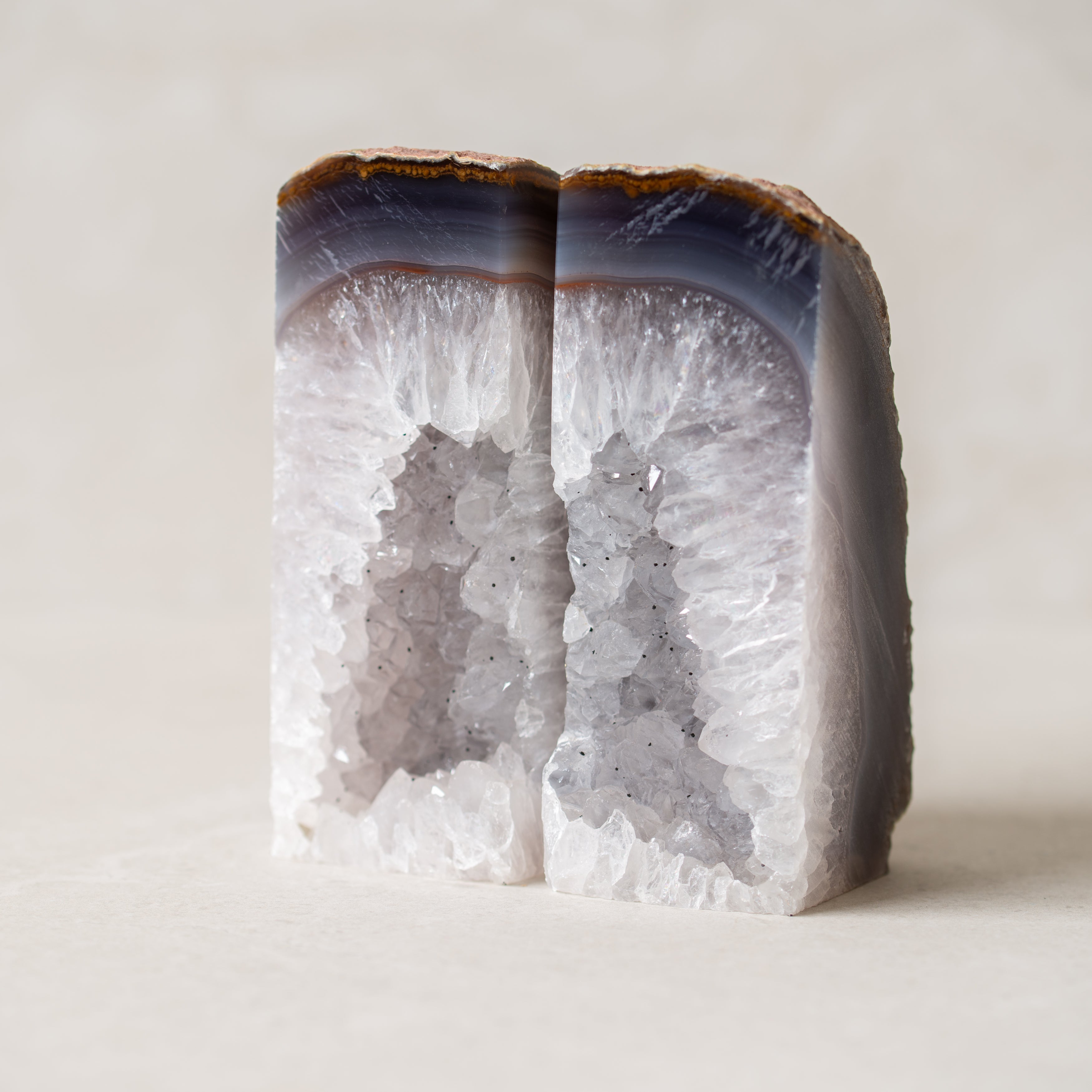 Agate Bookends | B