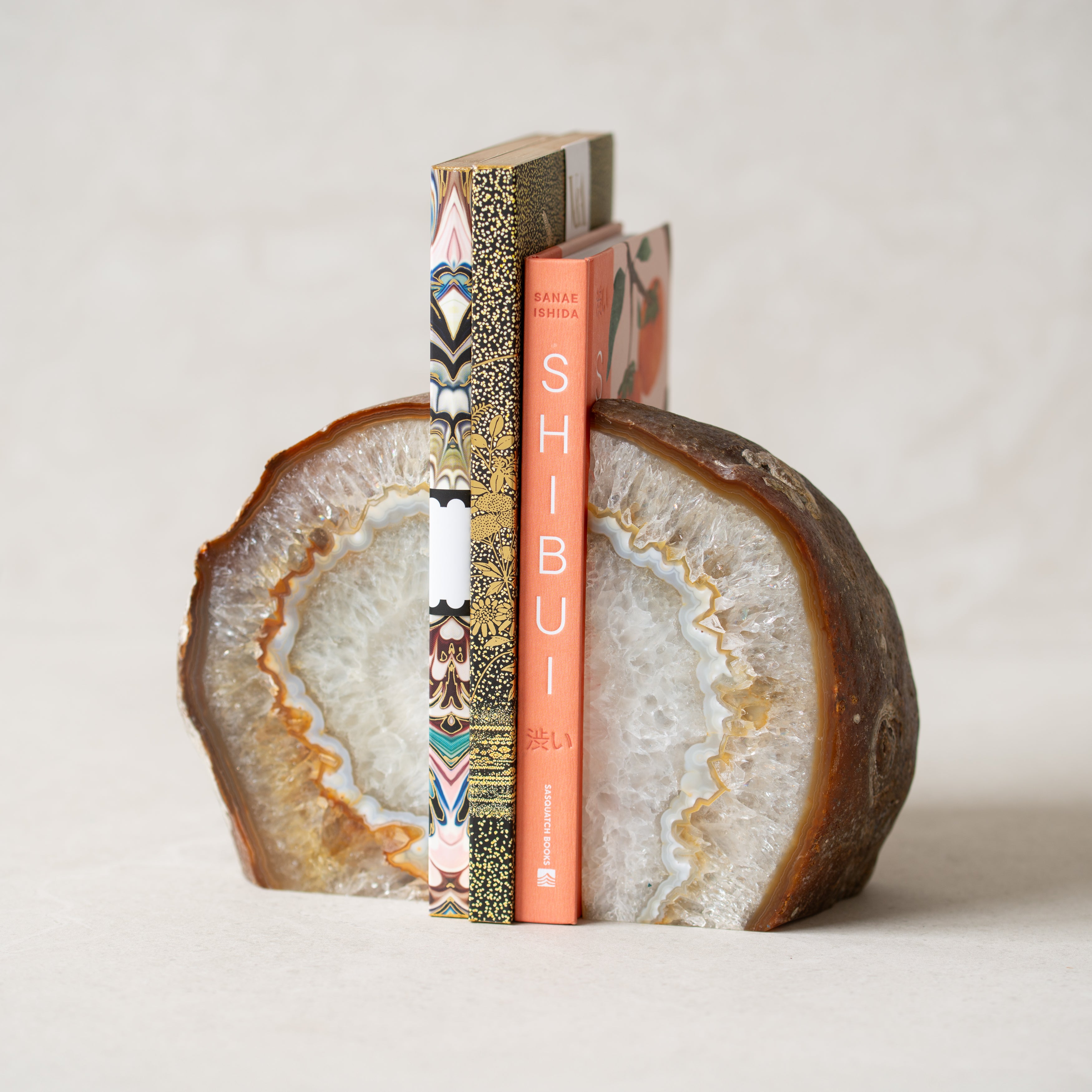Agate Bookends | E