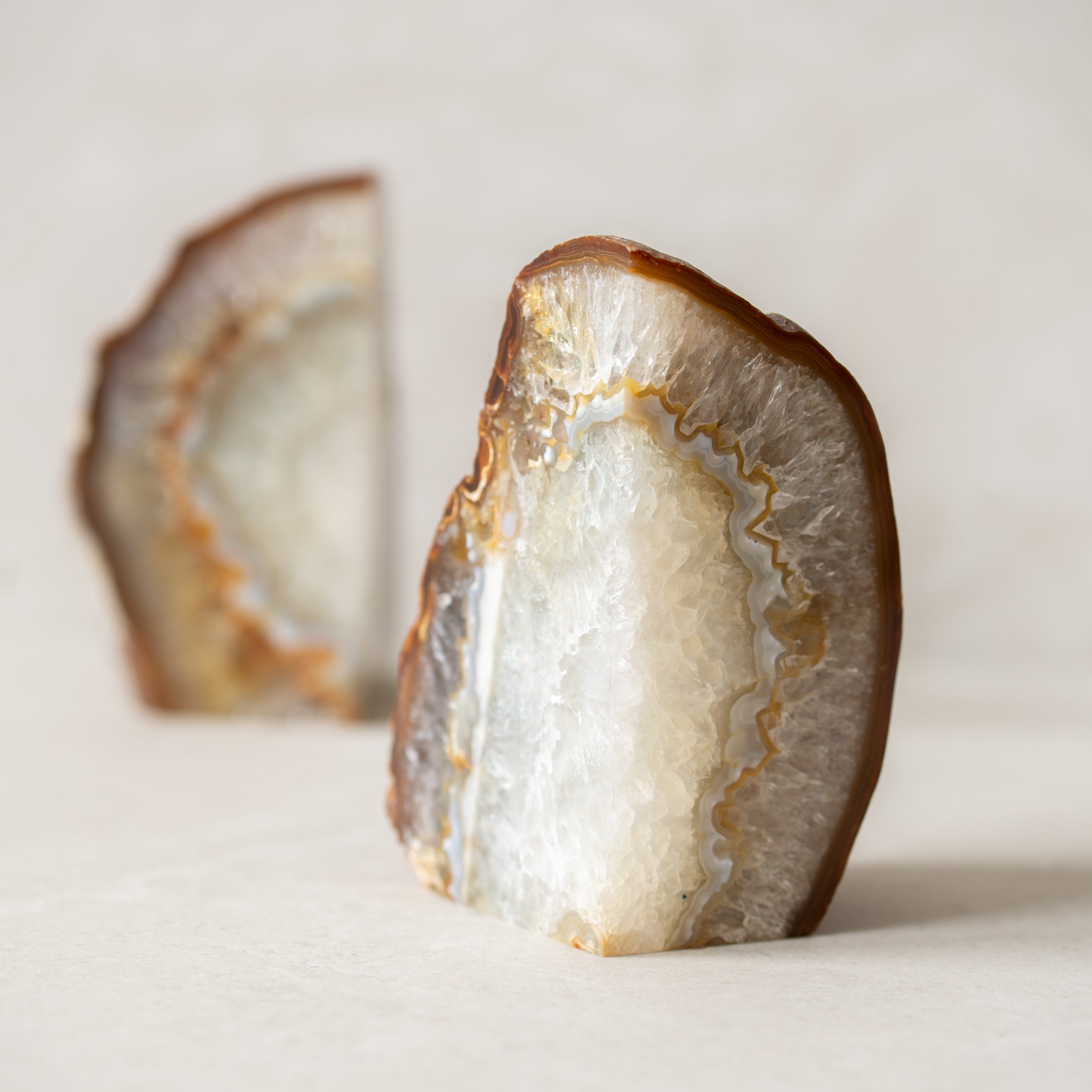 Agate Bookends | E