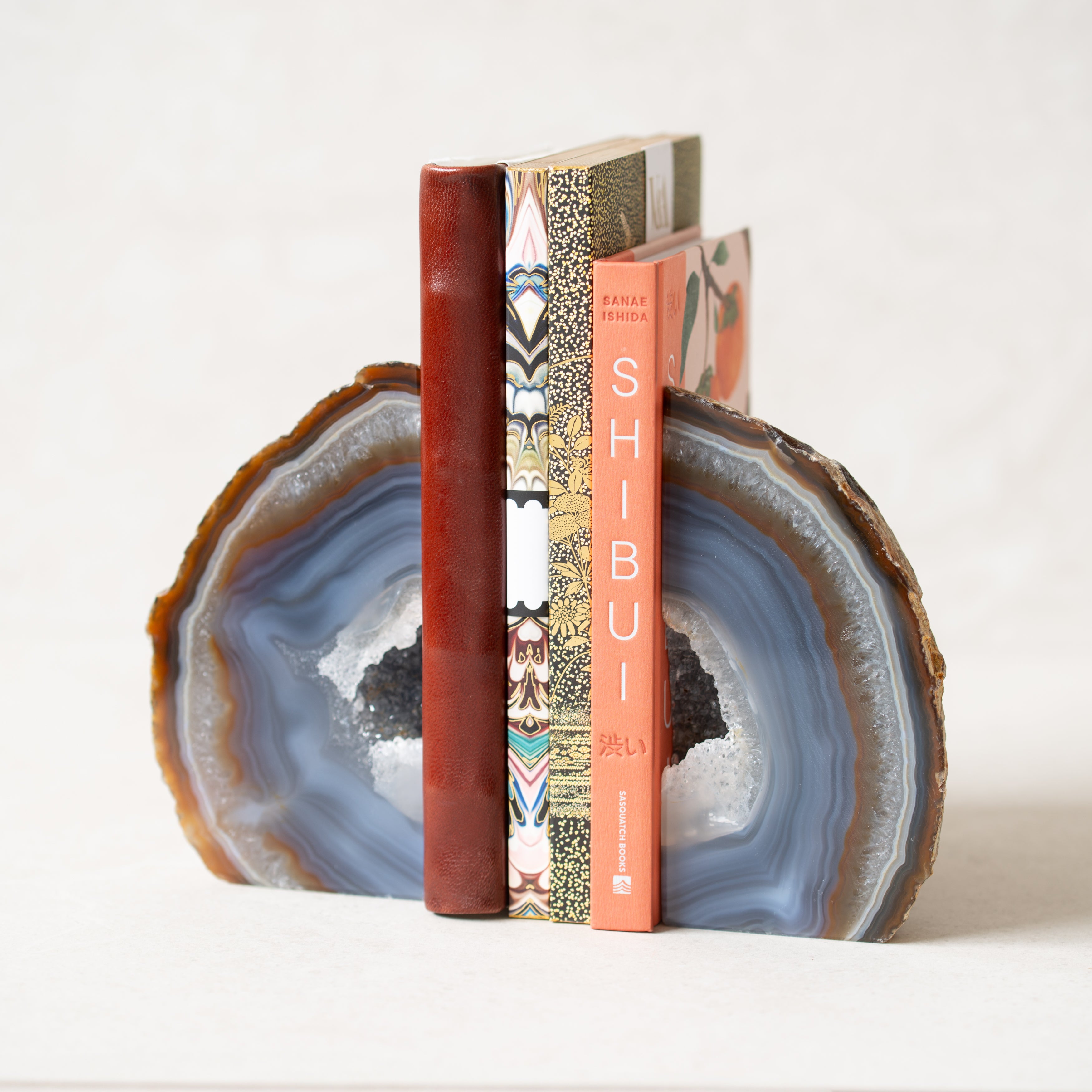 Agate Bookends | H
