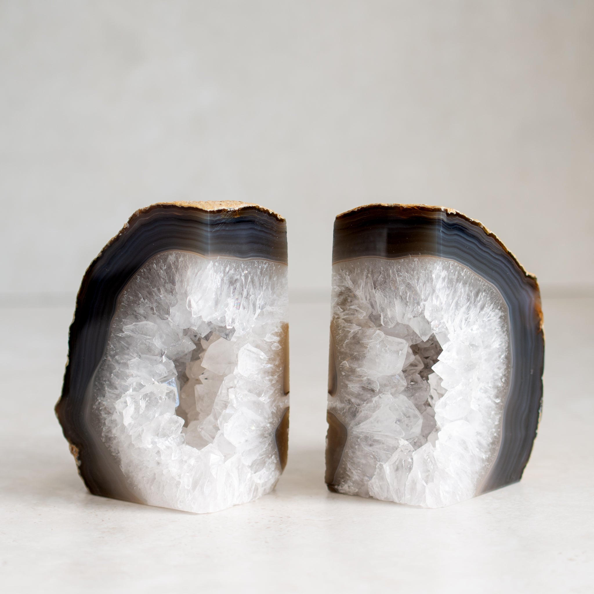 Agate Bookends | D