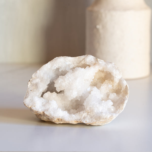 Natural Quartz Crystal Geode