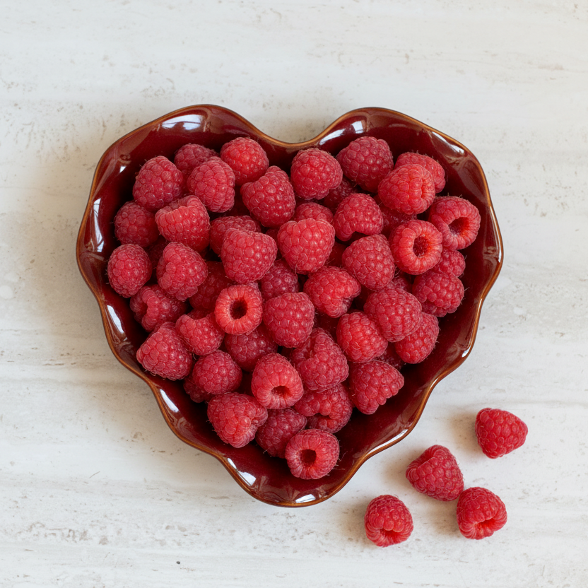Ceramic Heart Baker | Burgundy