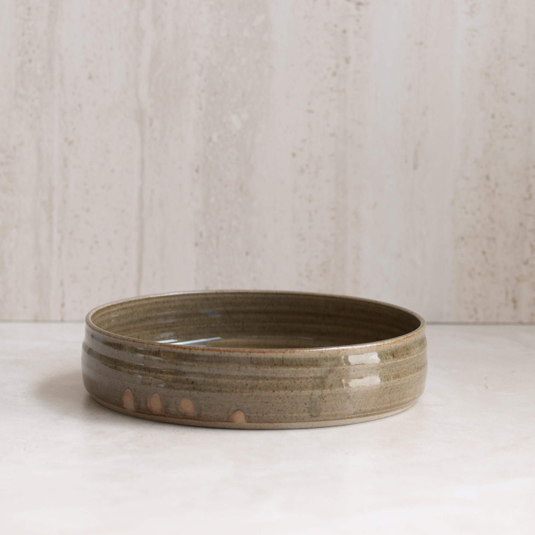 Anna Campbell | New Zealand Ceramics | Large Dish | Green