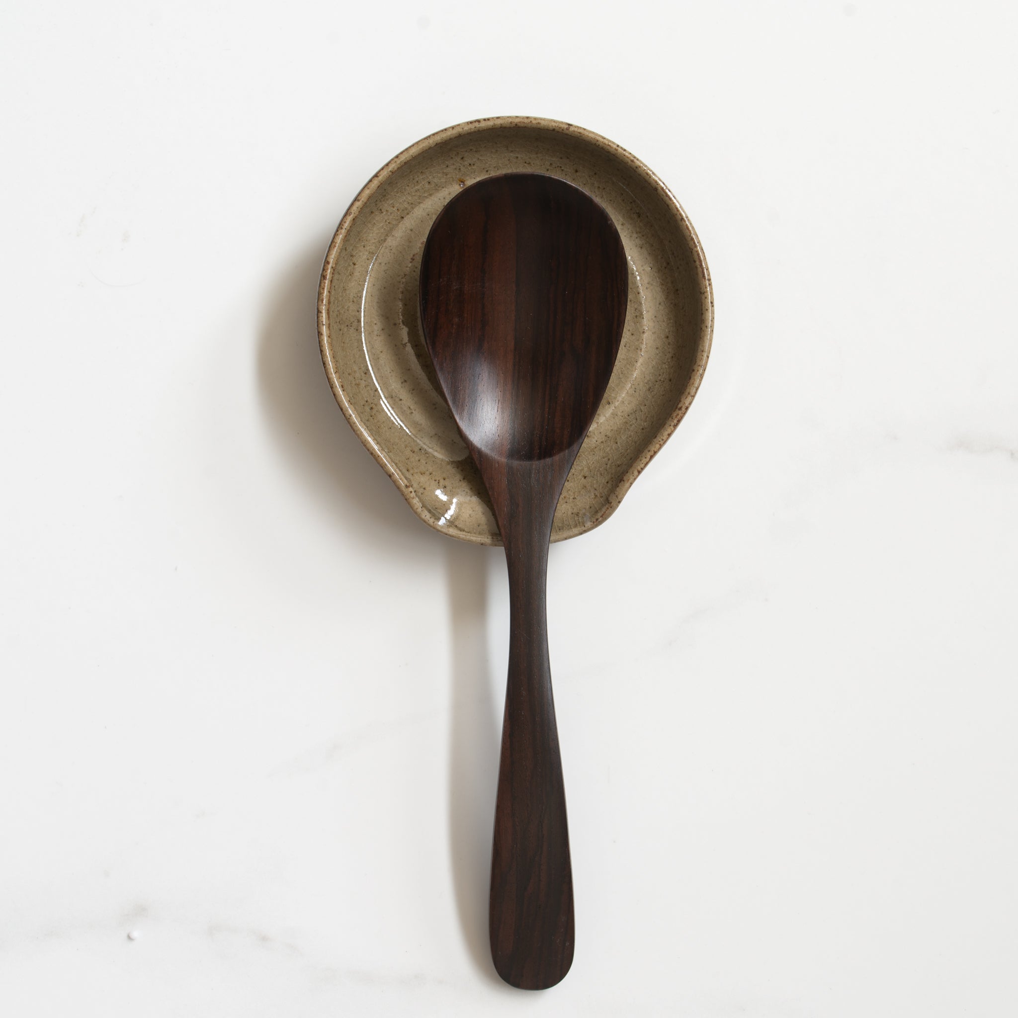 Anna Campbell | New Zealand Ceramics | Spoon Rest | Green