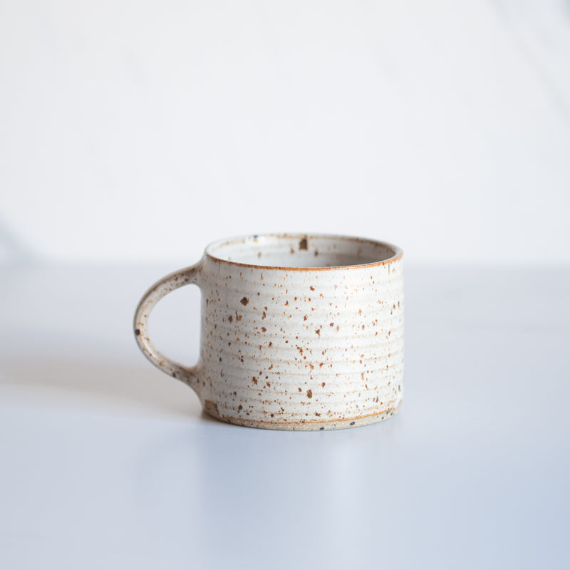 Anna Campbell | New Zealand Ceramics | Mug | Mottled White