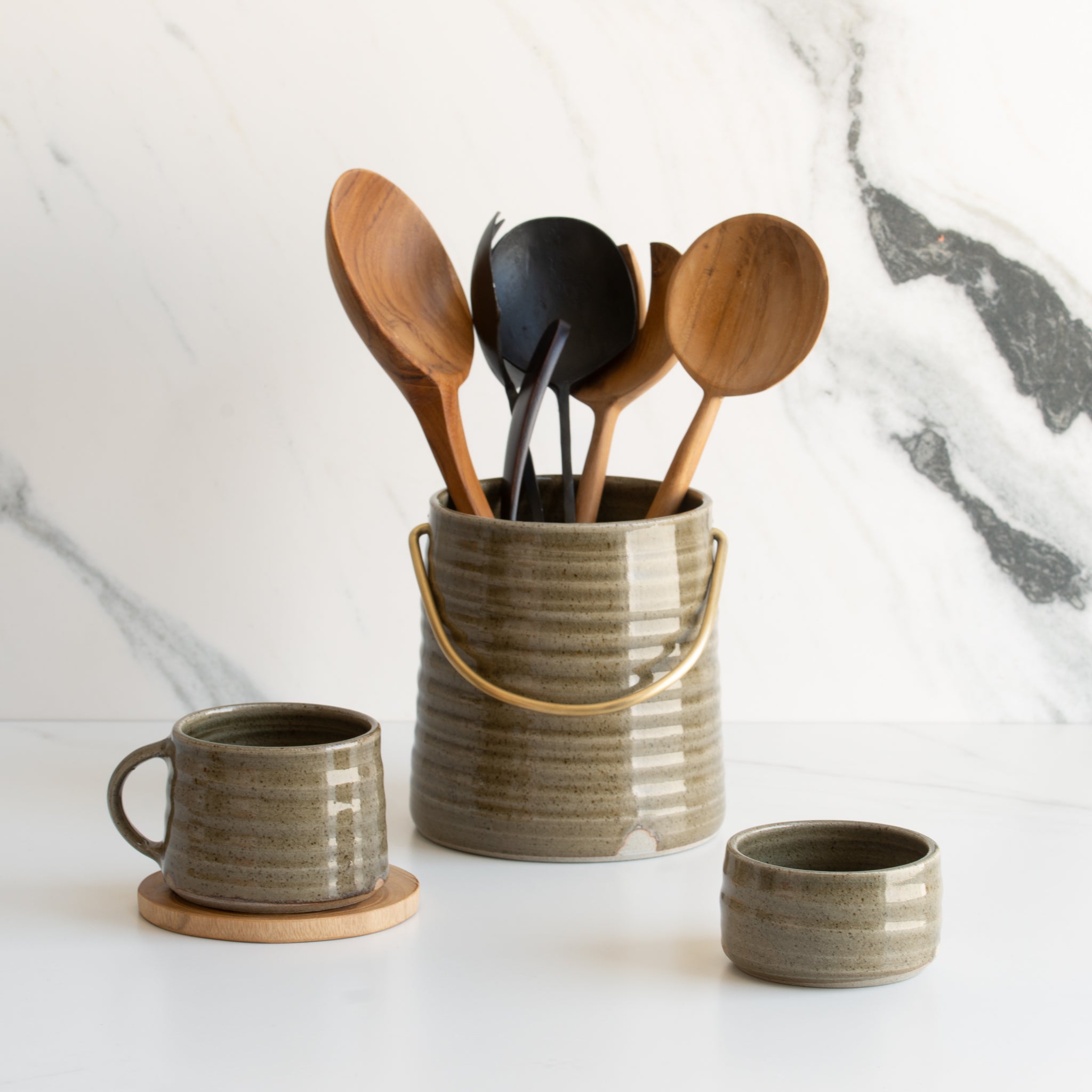 Anna Campbell | New Zealand Ceramics | Mug | Green