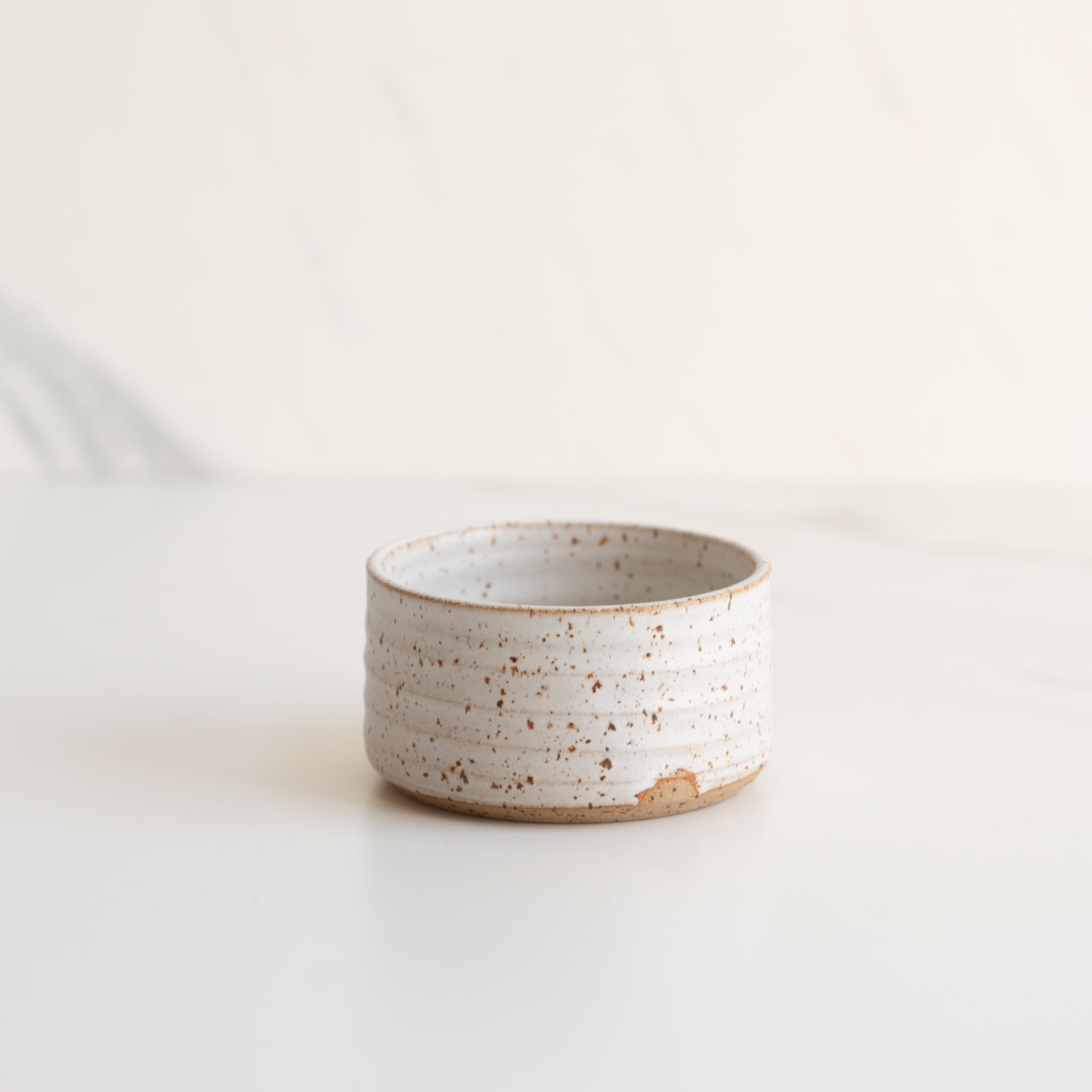 Anna Campbell | New Zealand Ceramics | Small Dish | White Speckle