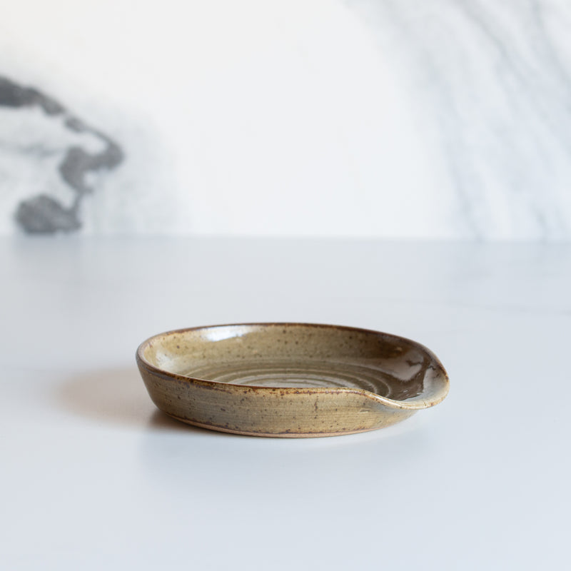 Anna Campbell | New Zealand Ceramics | Spoon Rest | Green