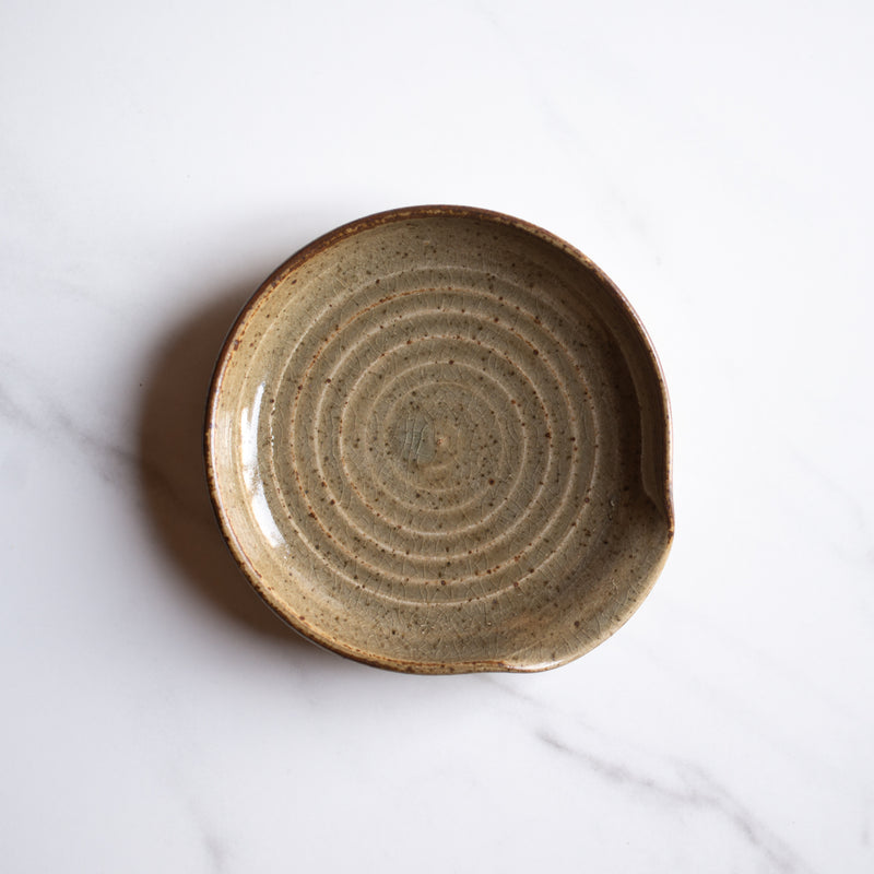 Anna Campbell | New Zealand Ceramics | Spoon Rest | Green