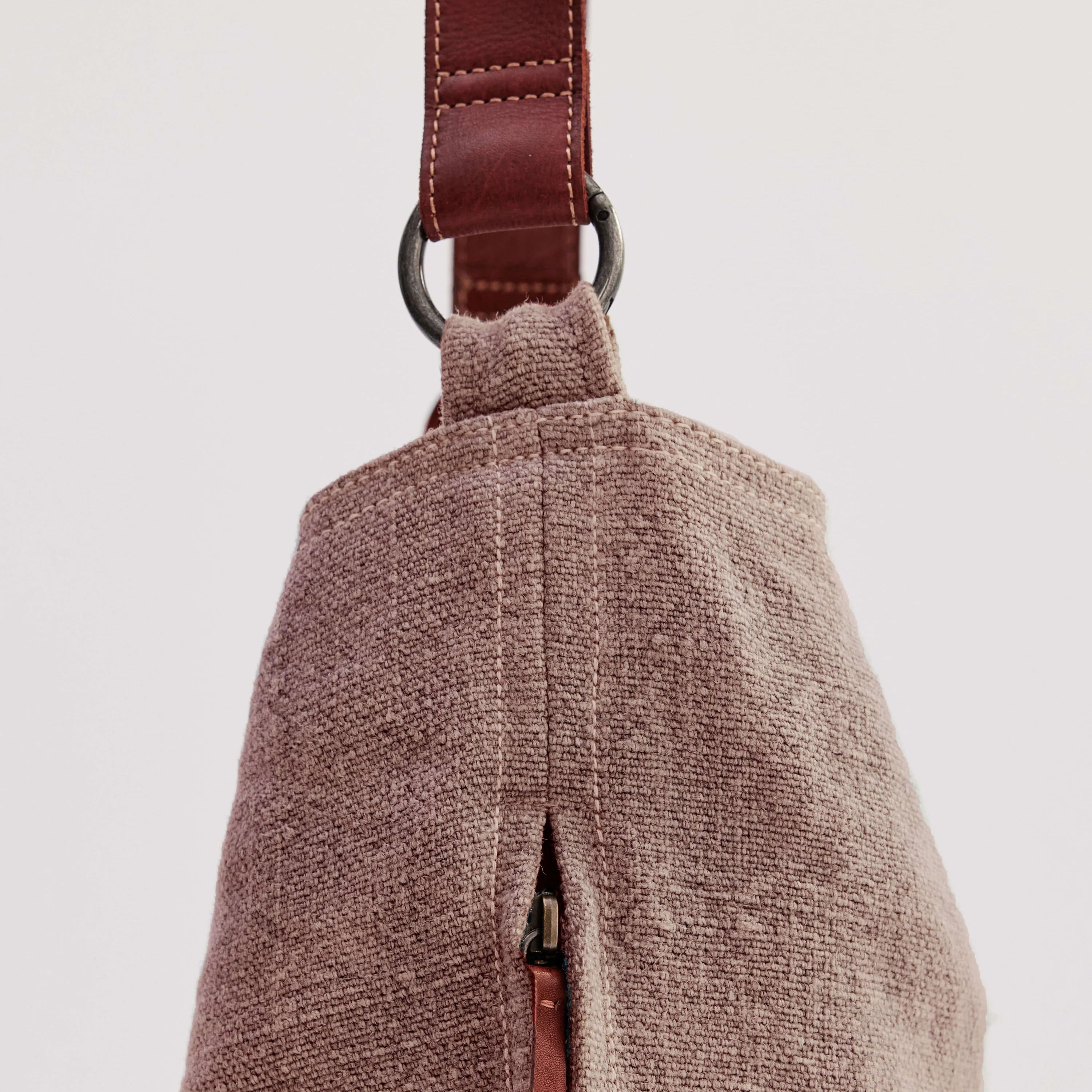 Juju & Co. | Baby Jute Slouchy Bag | Rosewood