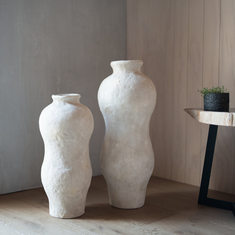 Batley Ceramic Vase | Medium | Ecru
