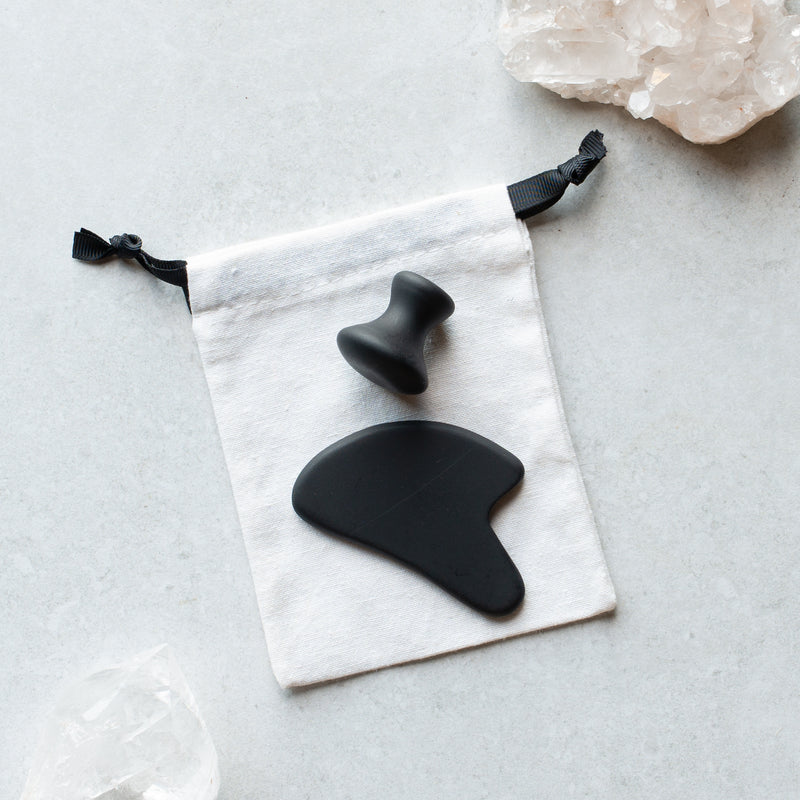 Bian Stone Gua Sha Facial Massage Set