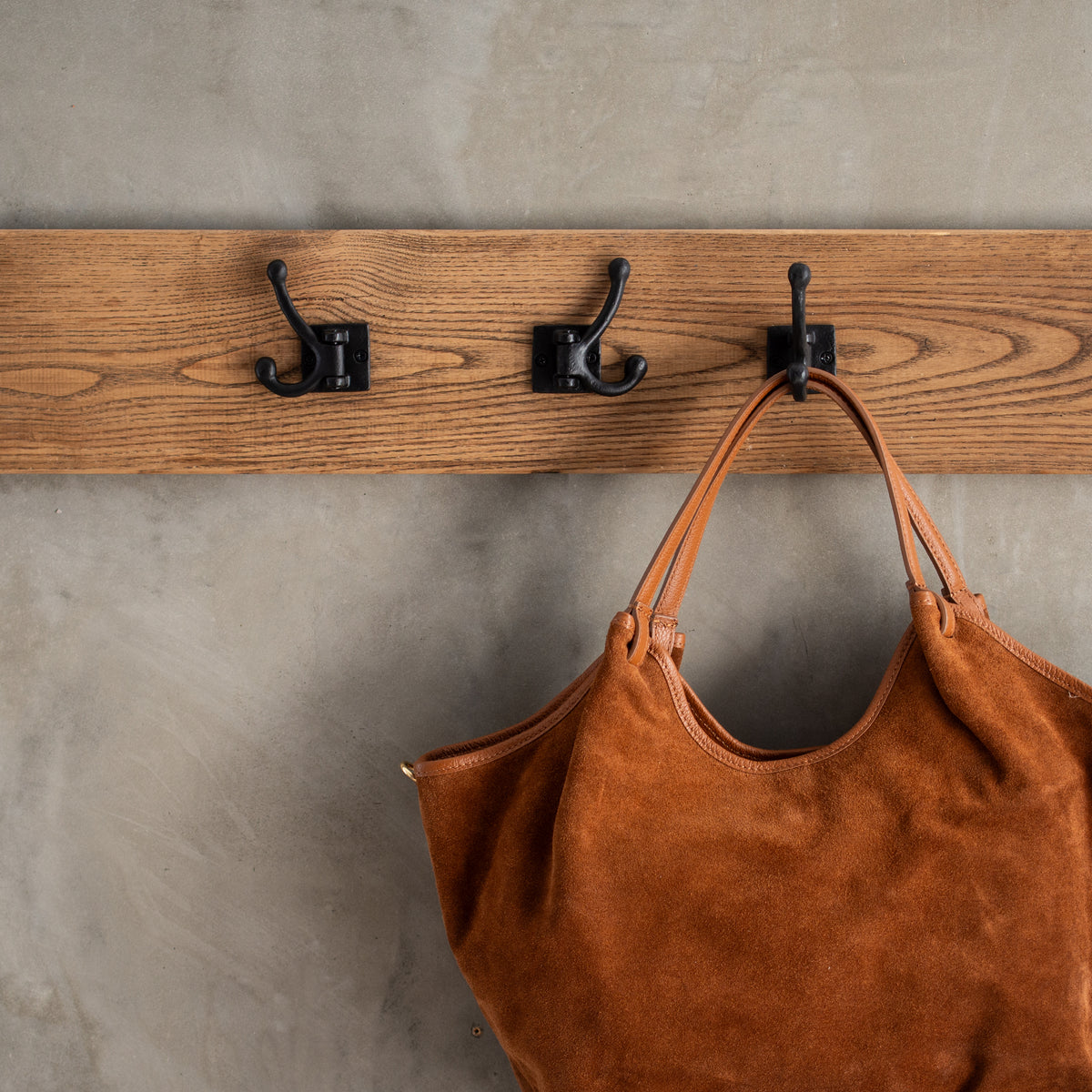 Forged | Double Swivel Wall Hook | Black