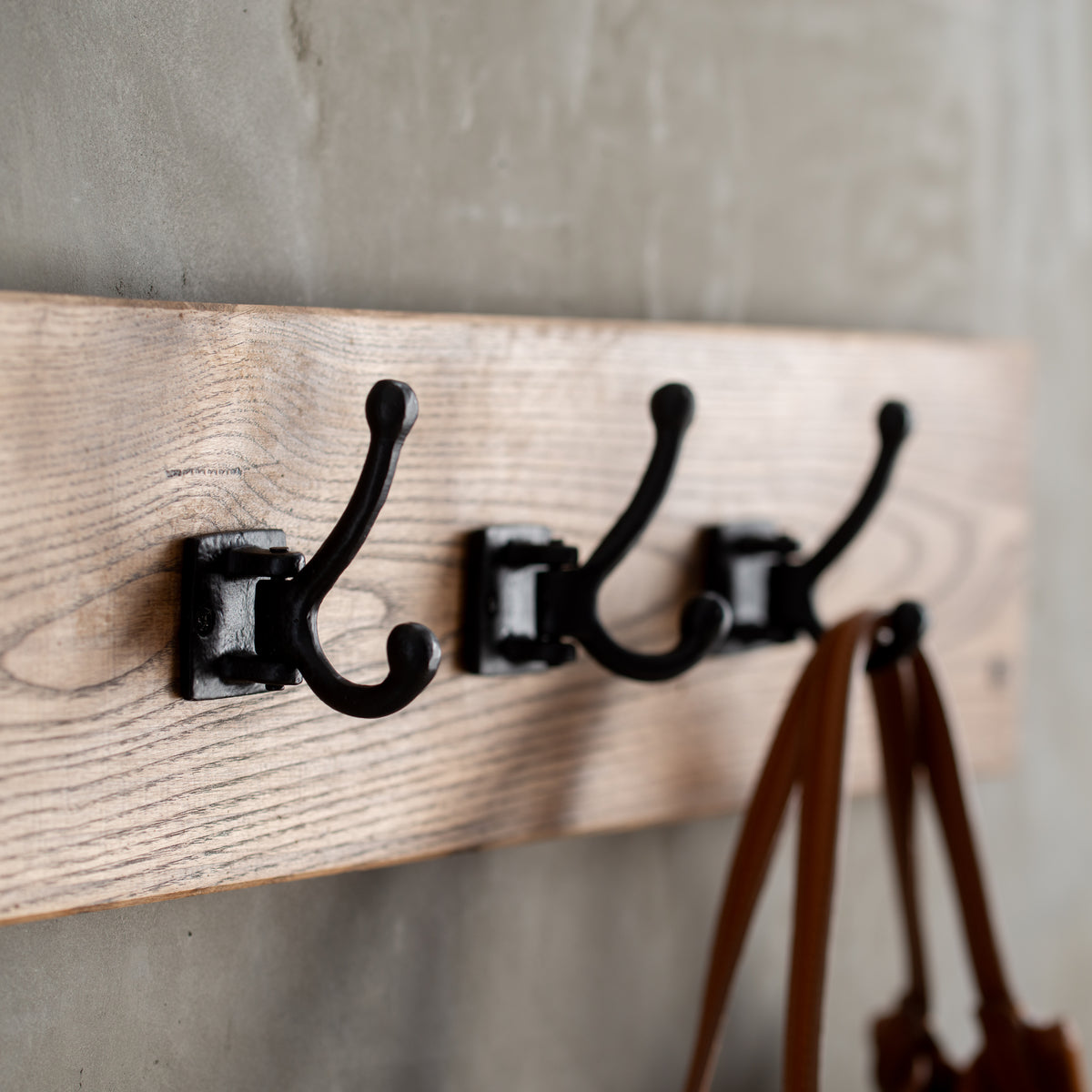 Forged | Double Swivel Wall Hook | Black