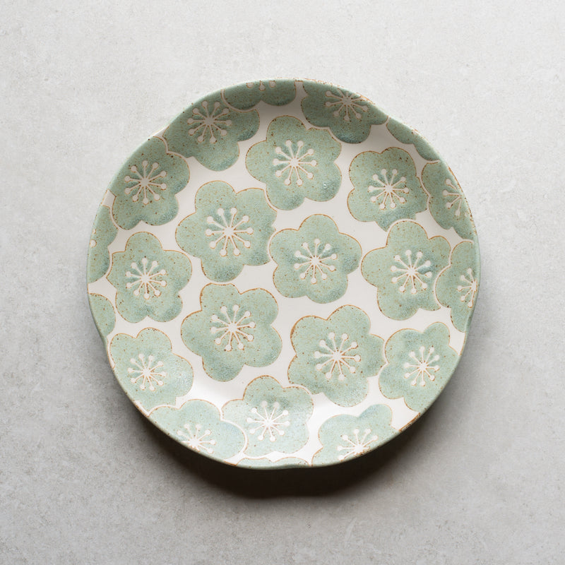 Japanese Ceramics | Blossom Sage | Dinner Plate