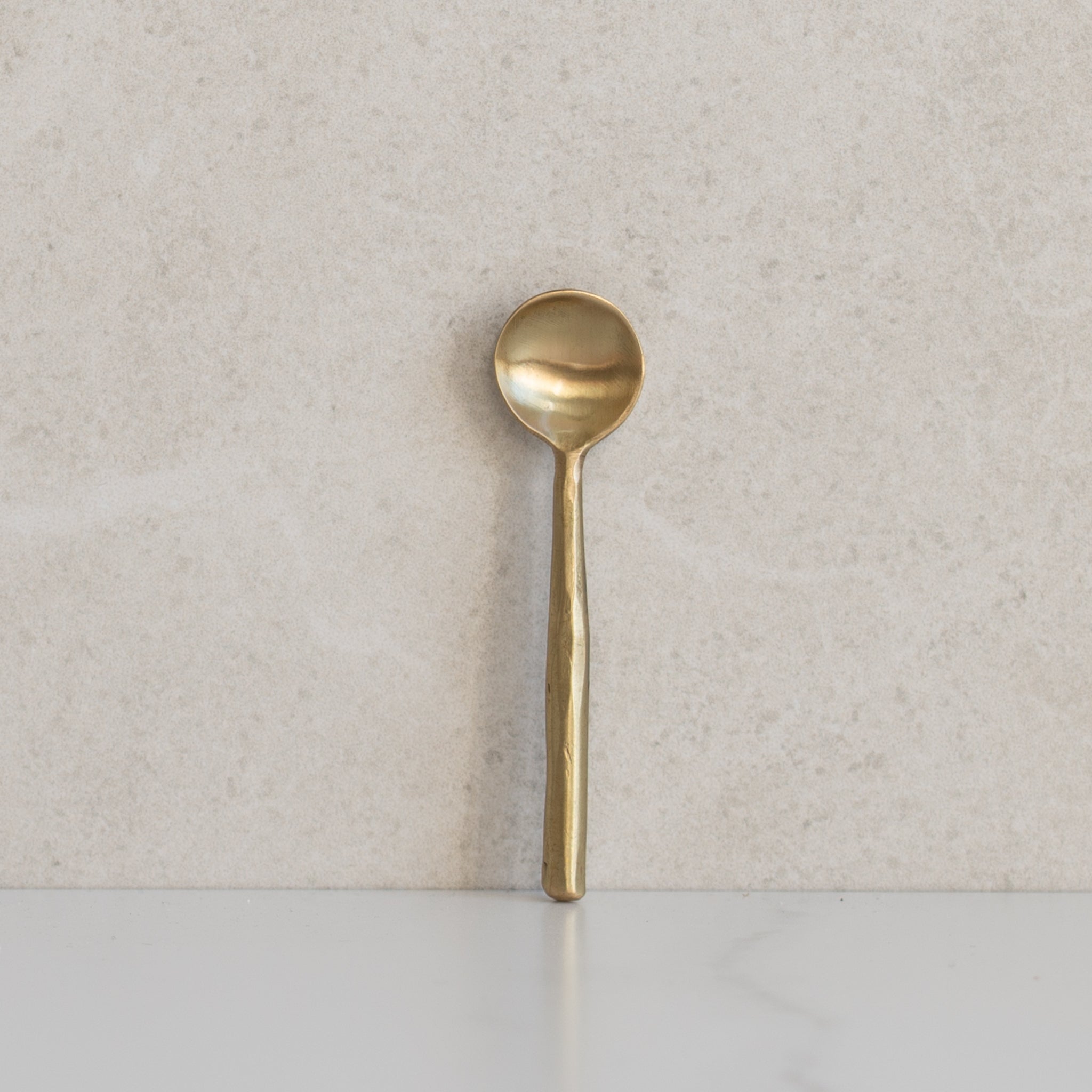 Brass Salt Spoon | Round