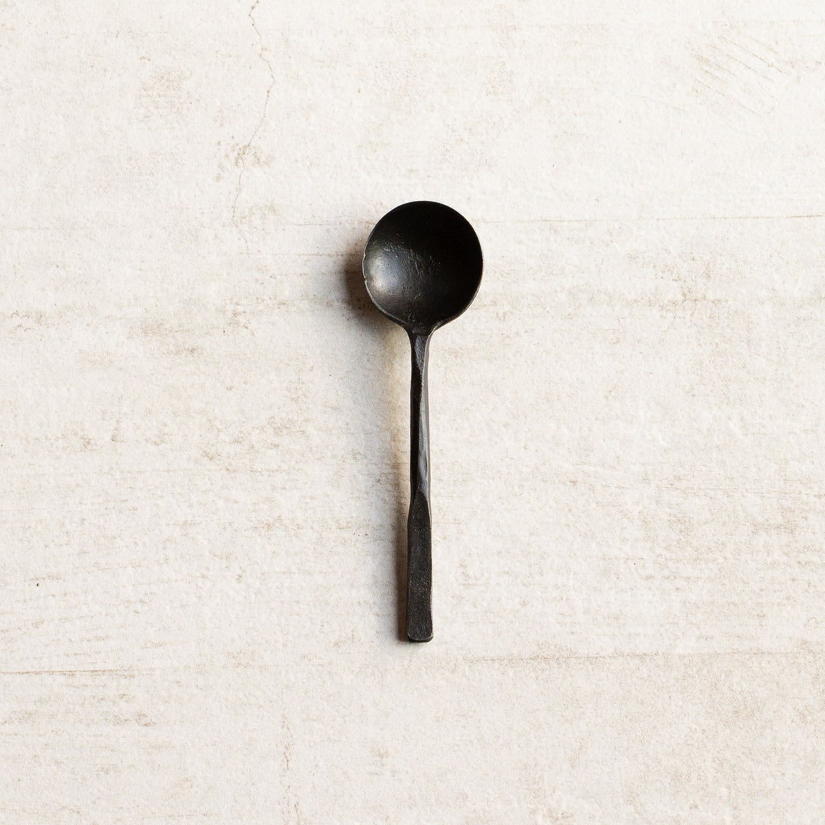 Hand Forged Spoon | Burnished Finish | 10cm