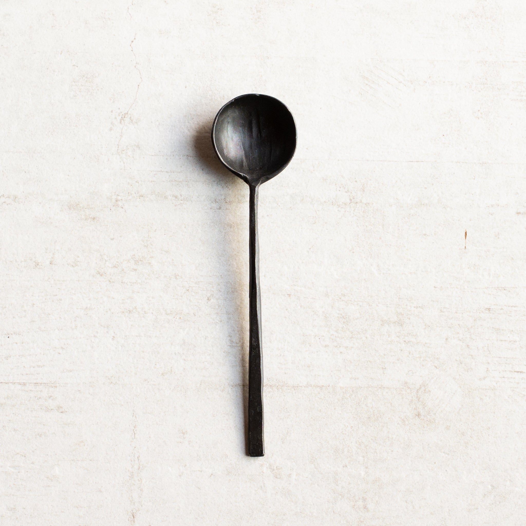Hand Forged Spoon | Burnished | 16cm
