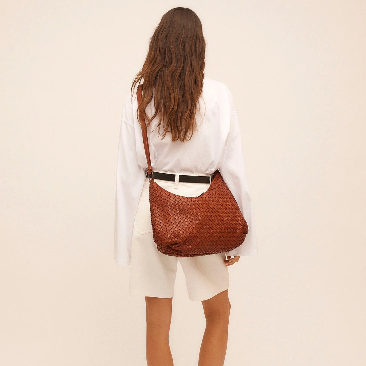 Juju & Co. | Leather Basque Slouchy | Amber