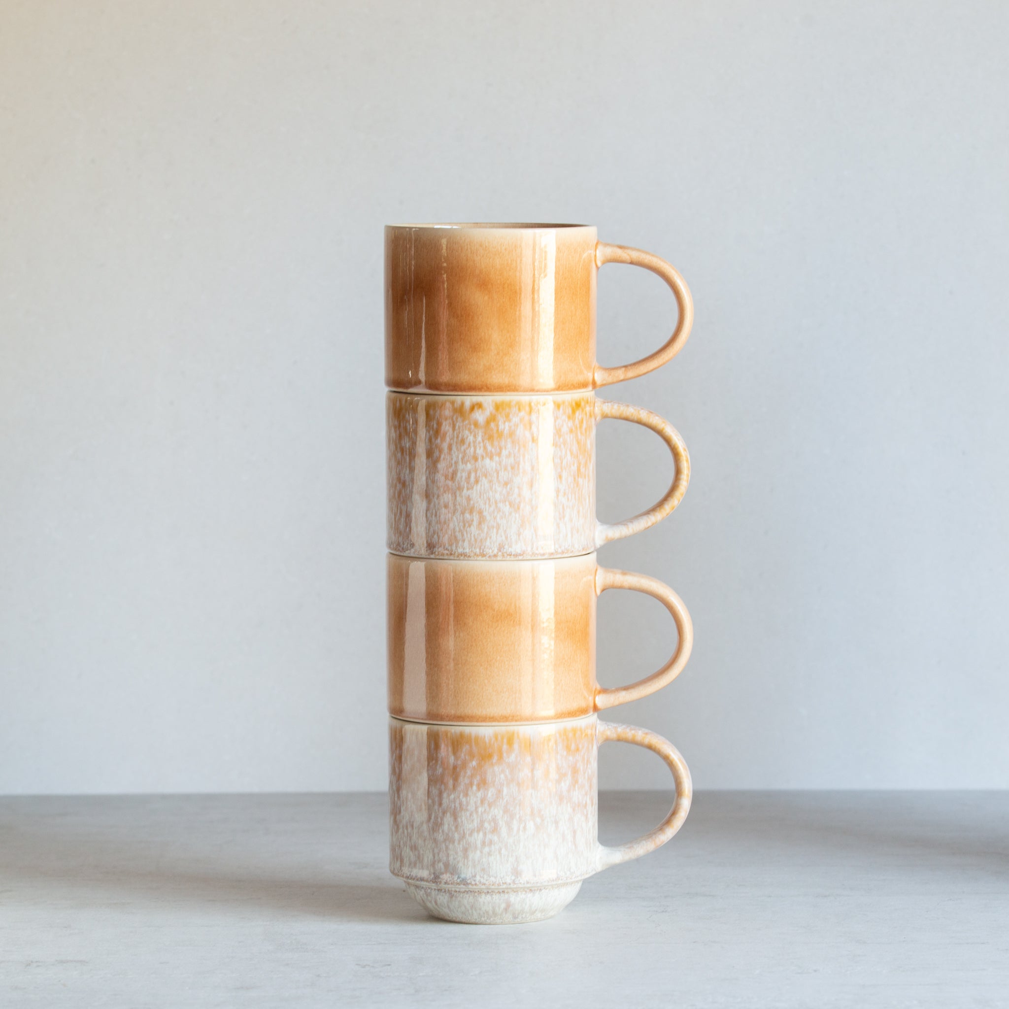 Calla Mugs | Set of 4 | Terra