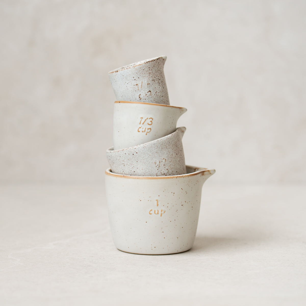 Cecile | Set/4 Ceramic Measuring Cups