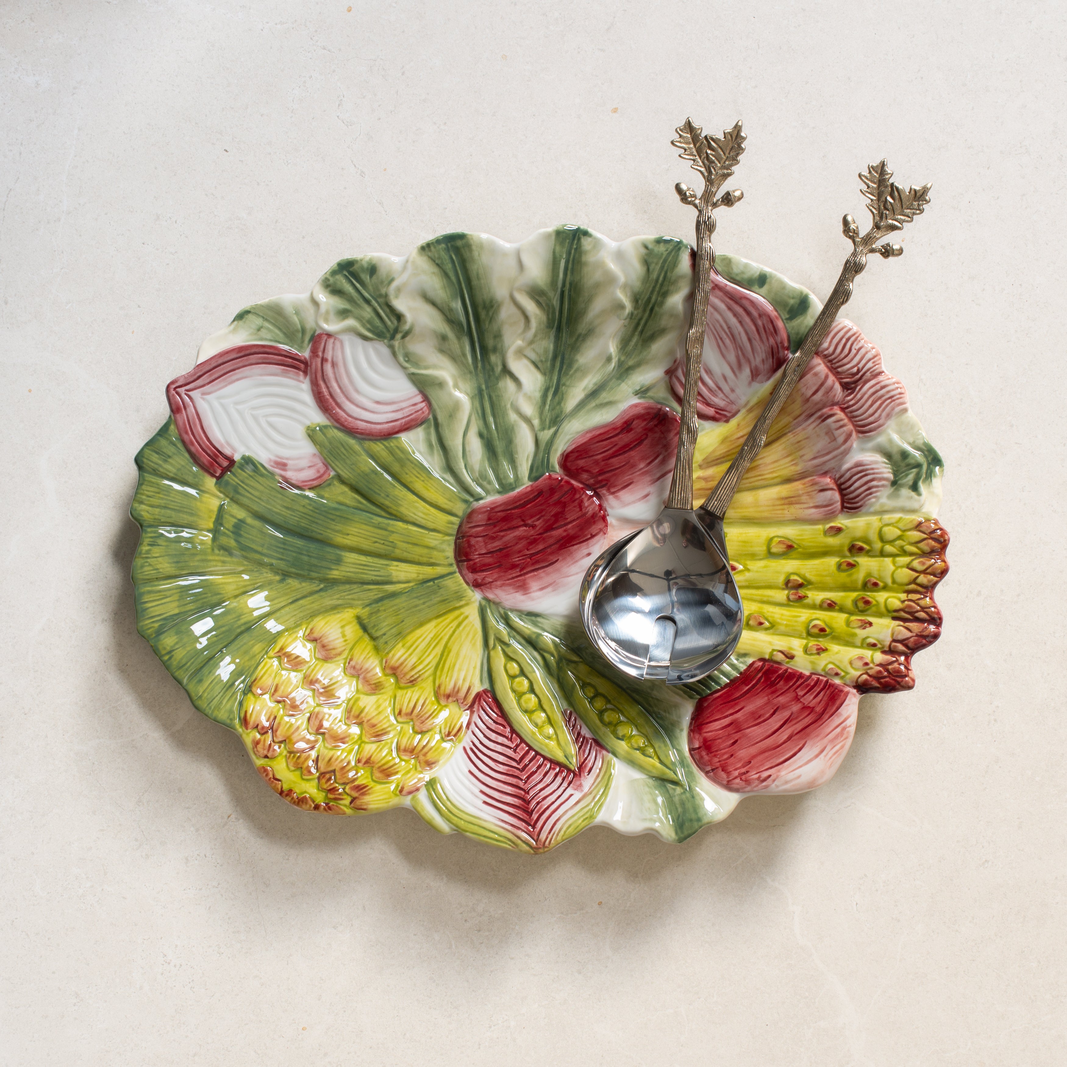 Ceramic Vegetable Platter | Multi
