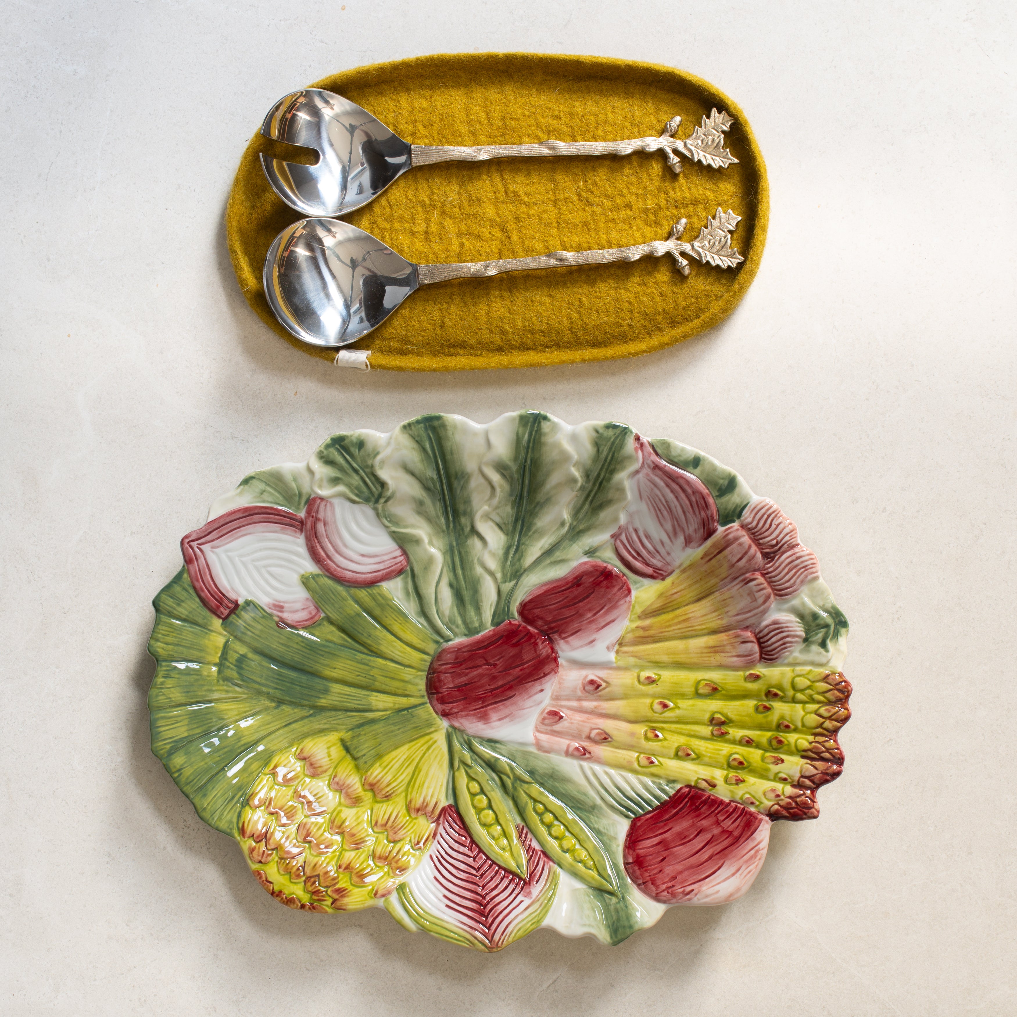 Ceramic Vegetable Platter | Multi