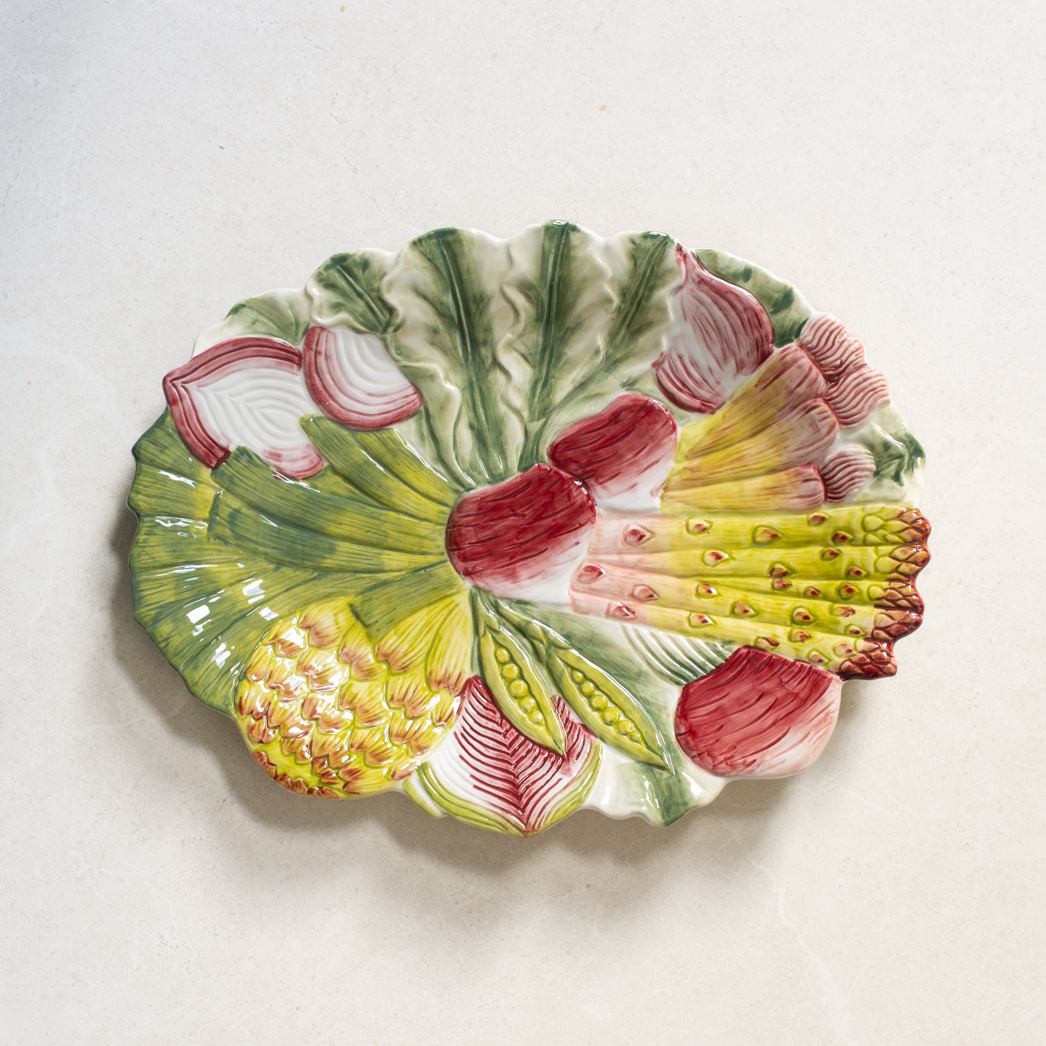 Ceramic Vegetable Platter | Multi