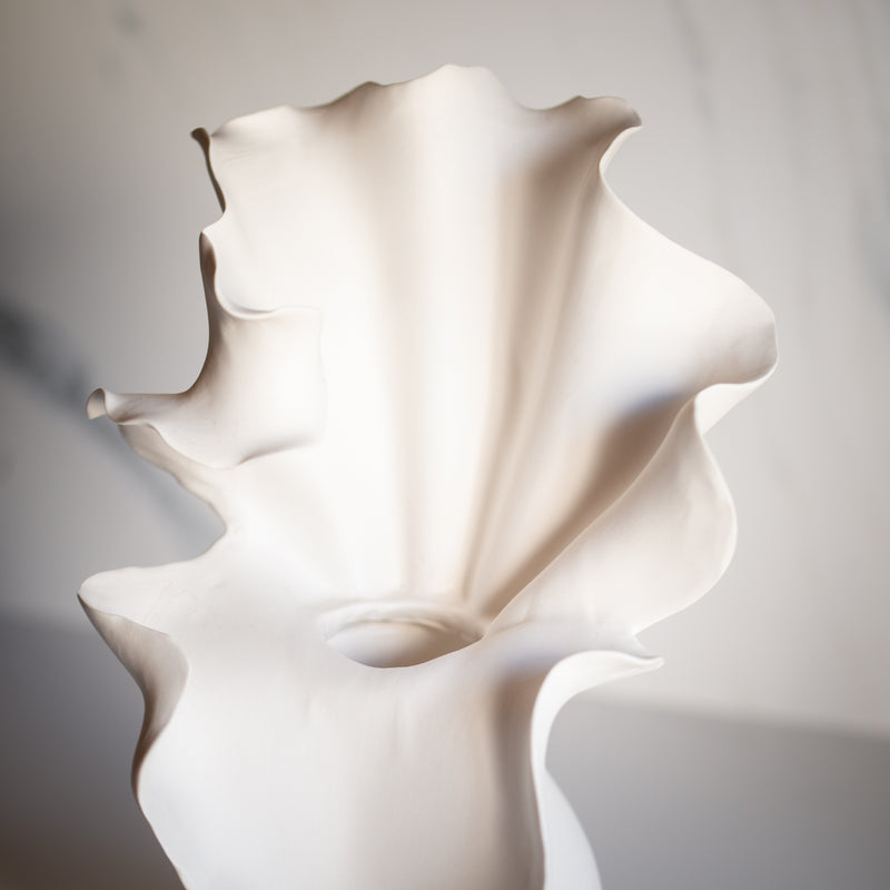 Ceramic Vase | Nalu | White