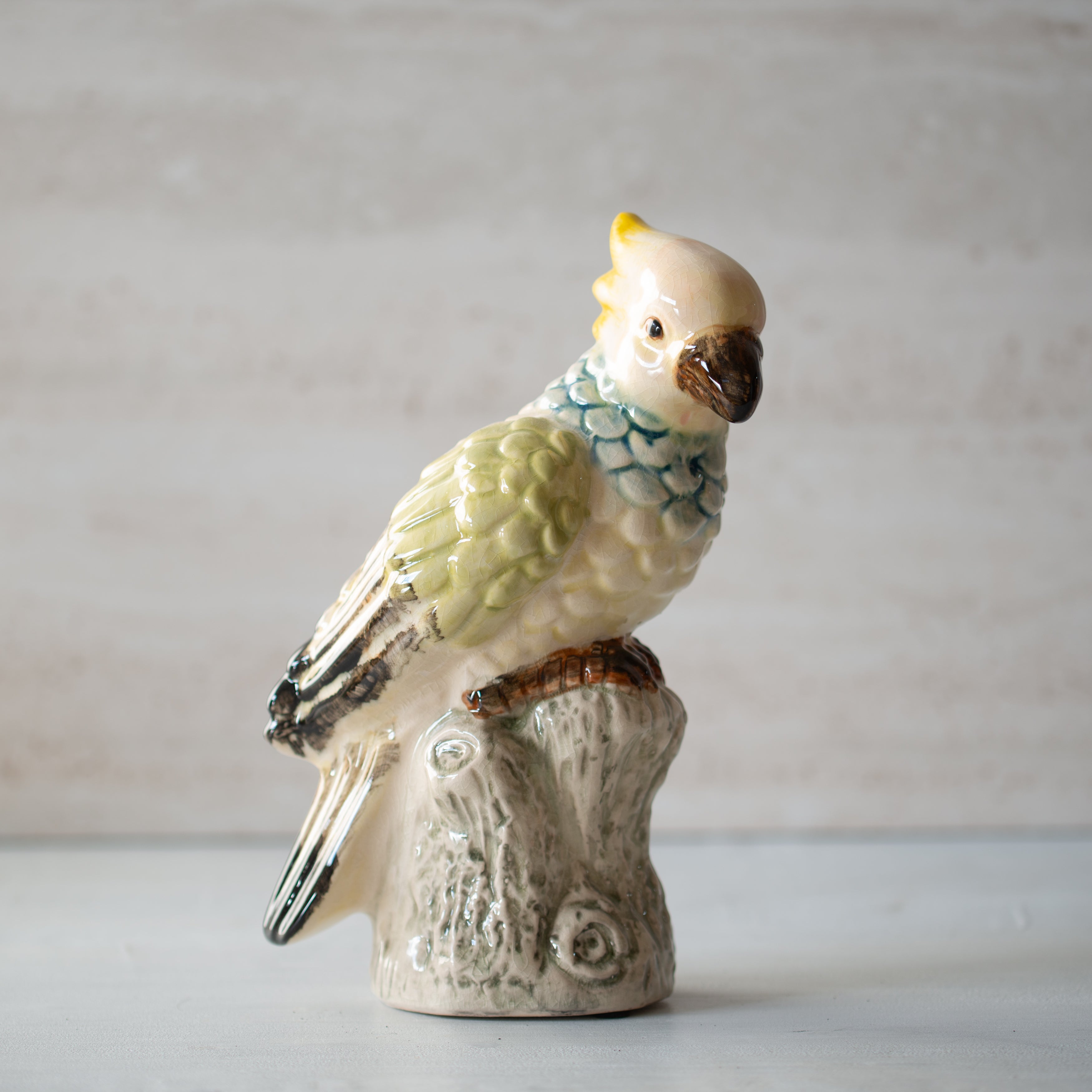 Charles the Ceramic Cockatiel