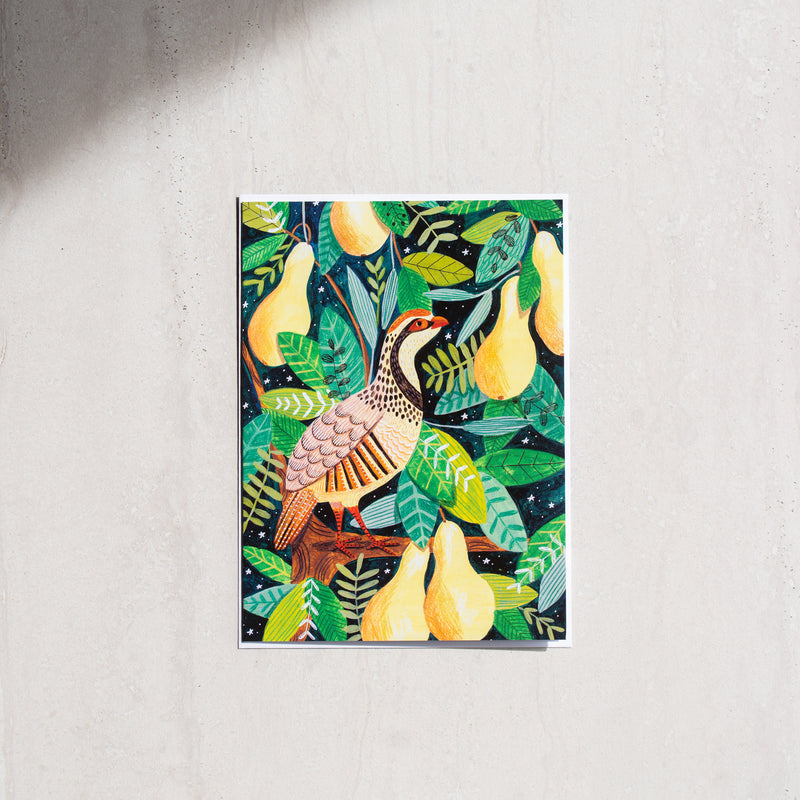 Christmas Card | Partridge in a Pear Tree
