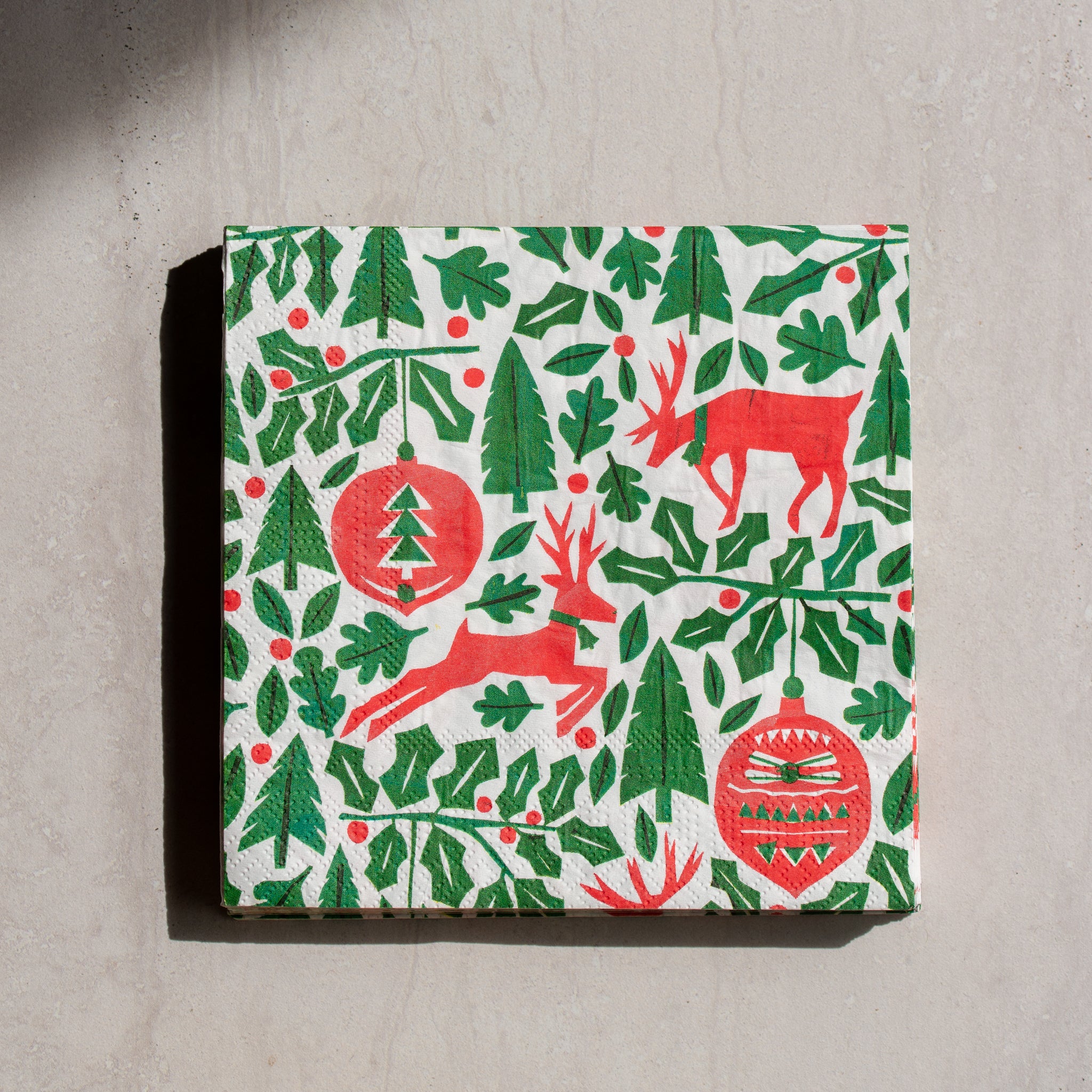 Christmas Paper Napkin Festive Forest Folklore